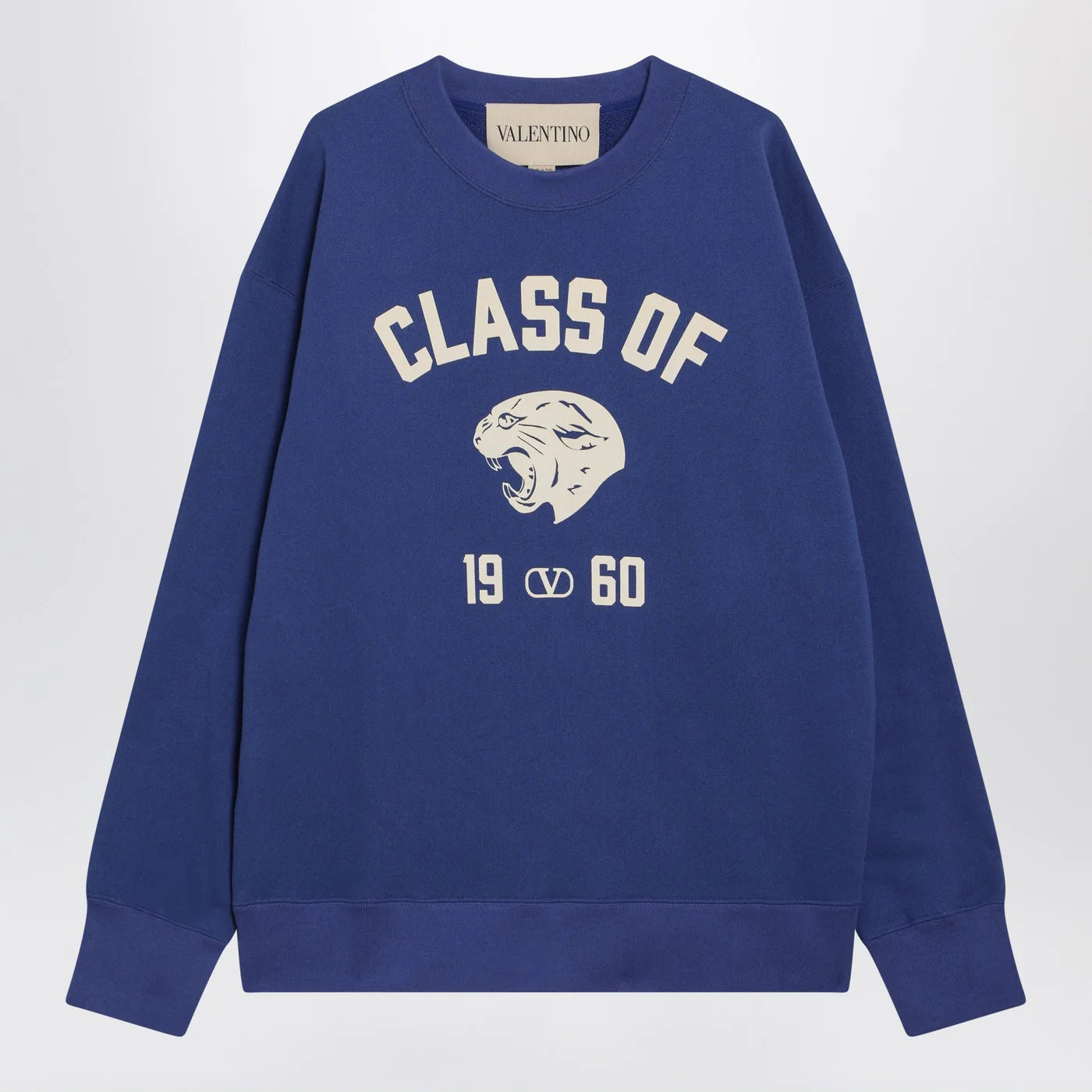 Valentino Blue sweatshirt with Panther print