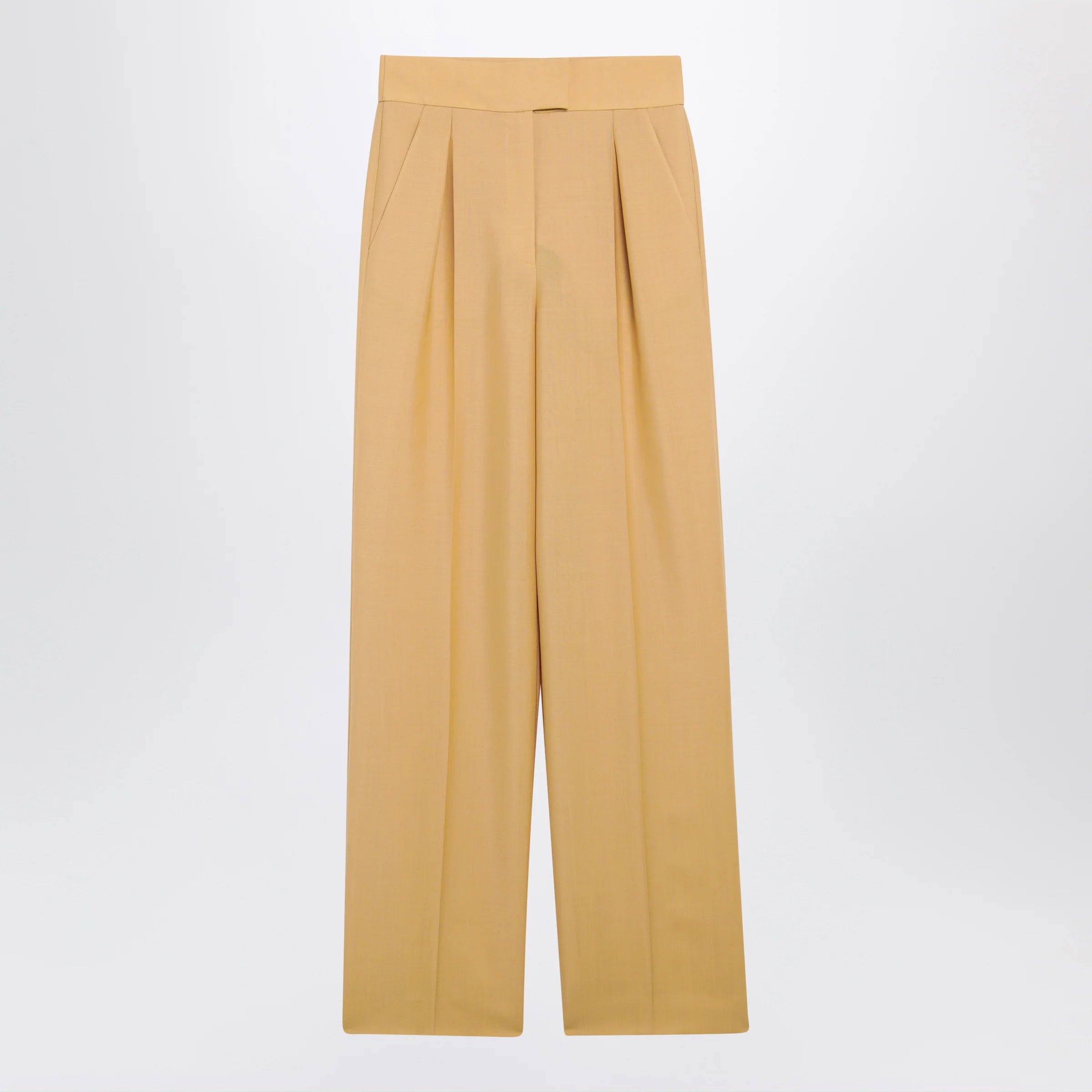 Valentino British Mohair trousers in ochre