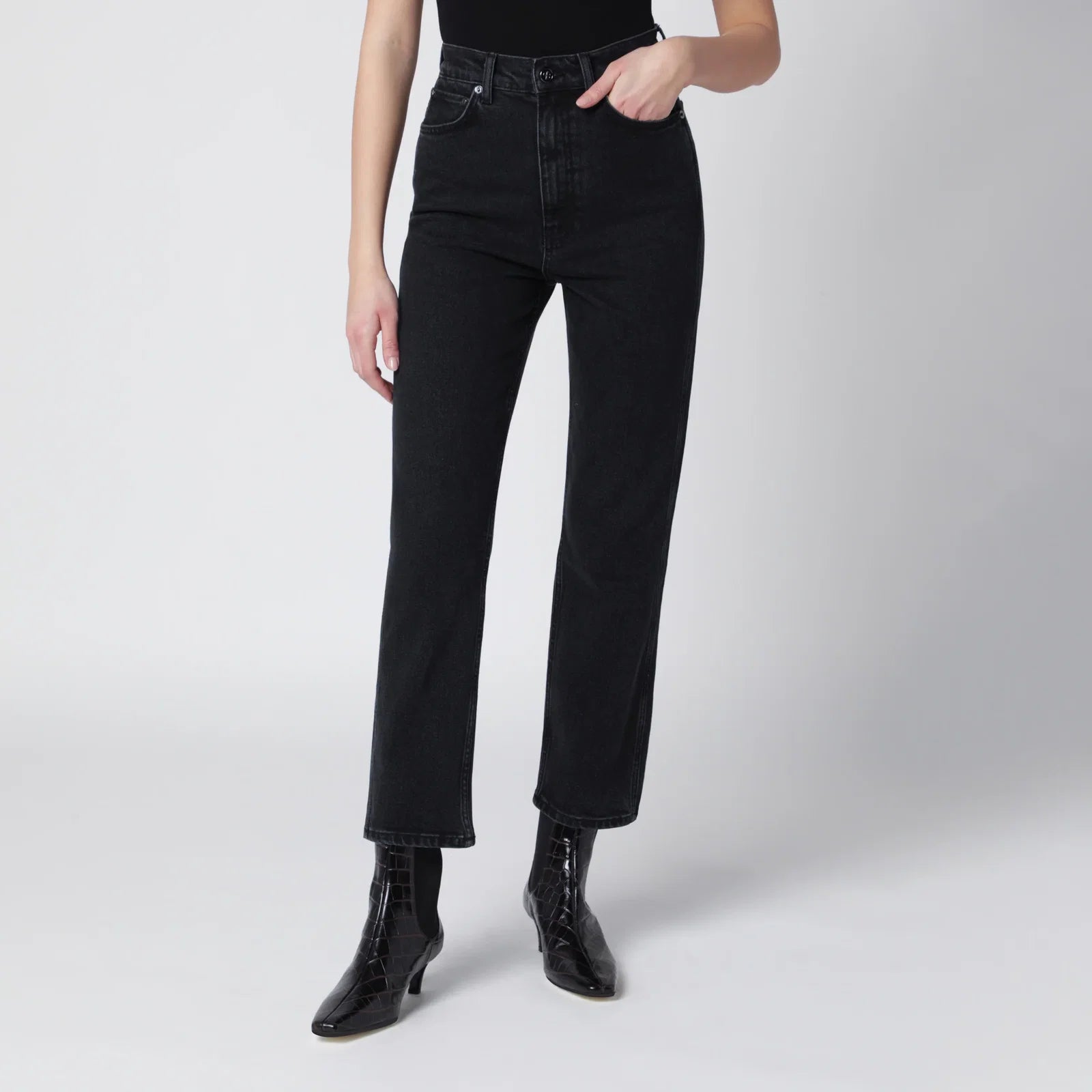 ANINE BING Jean vintage black jeans