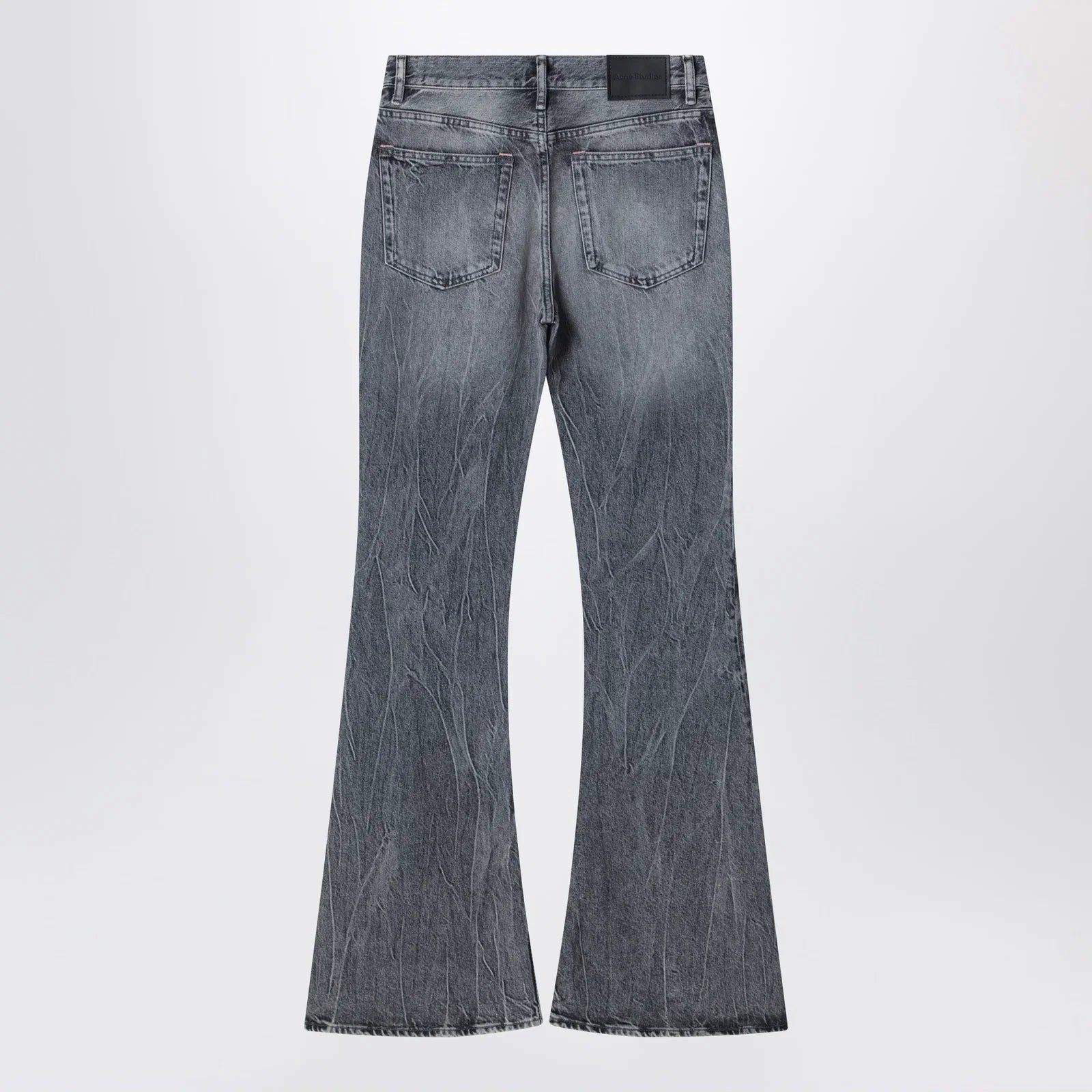 Acne Studios Black faded flared jeans