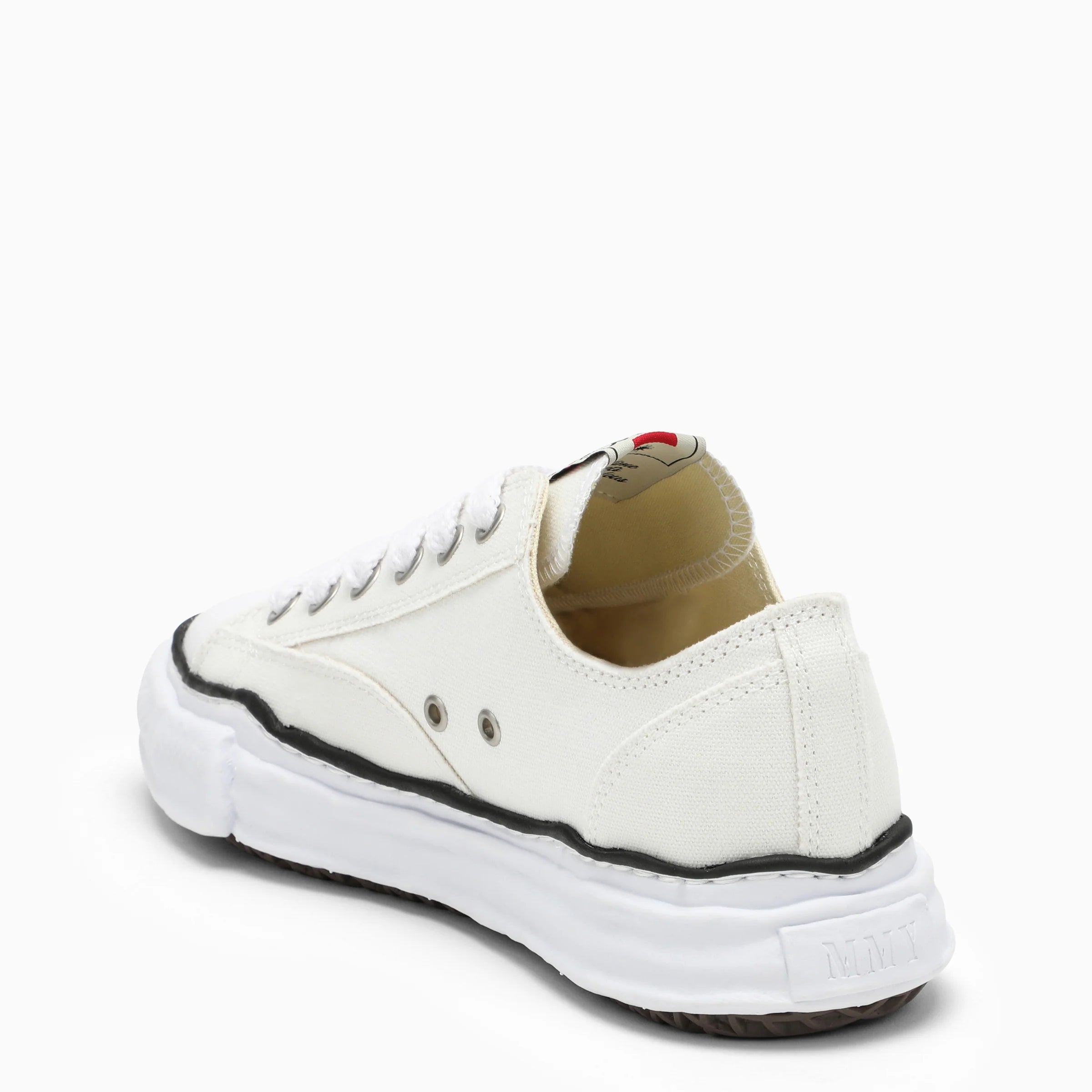 Maison MIHARA YASUHIRO White Peterson Low Sneakers in canvas