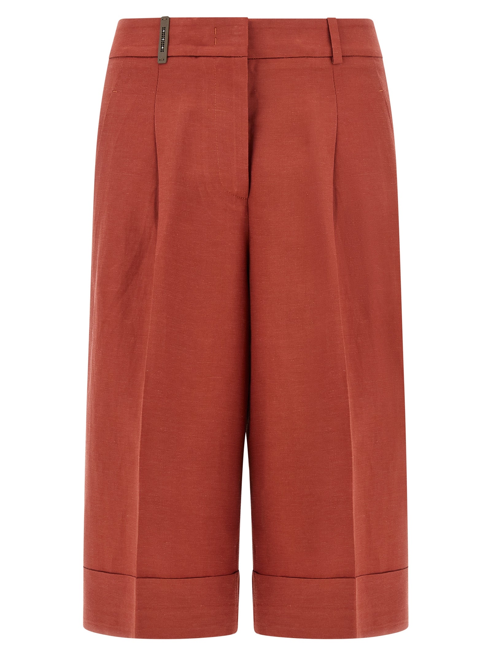 Peserico Linen Viscose Bermuda Shorts
