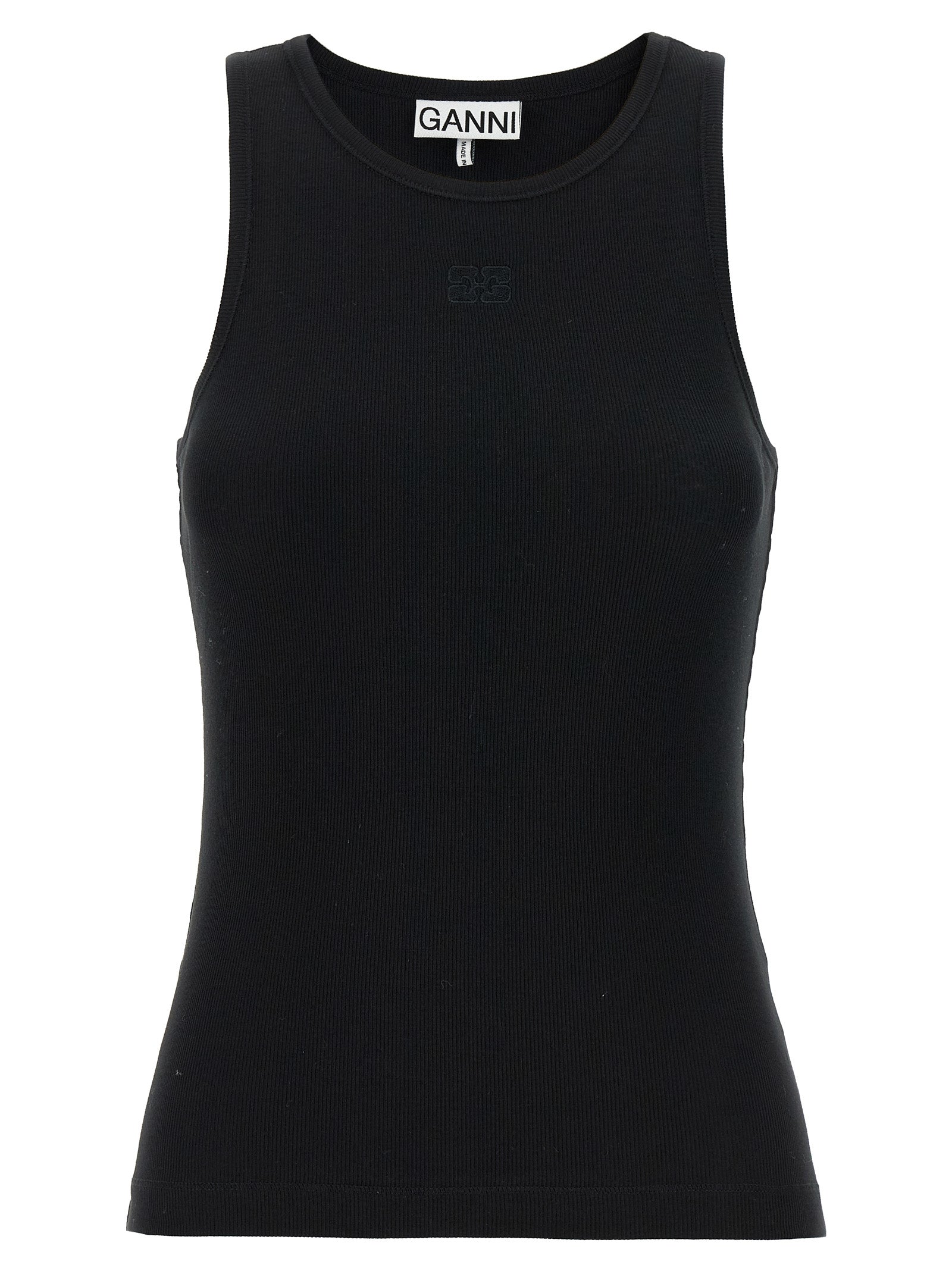 Ganni Ribbed Top