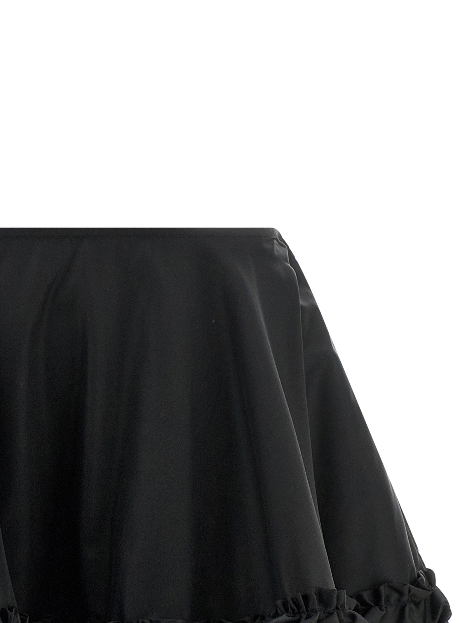 Ganni Duchesse Nylon Mini Frill Skirt