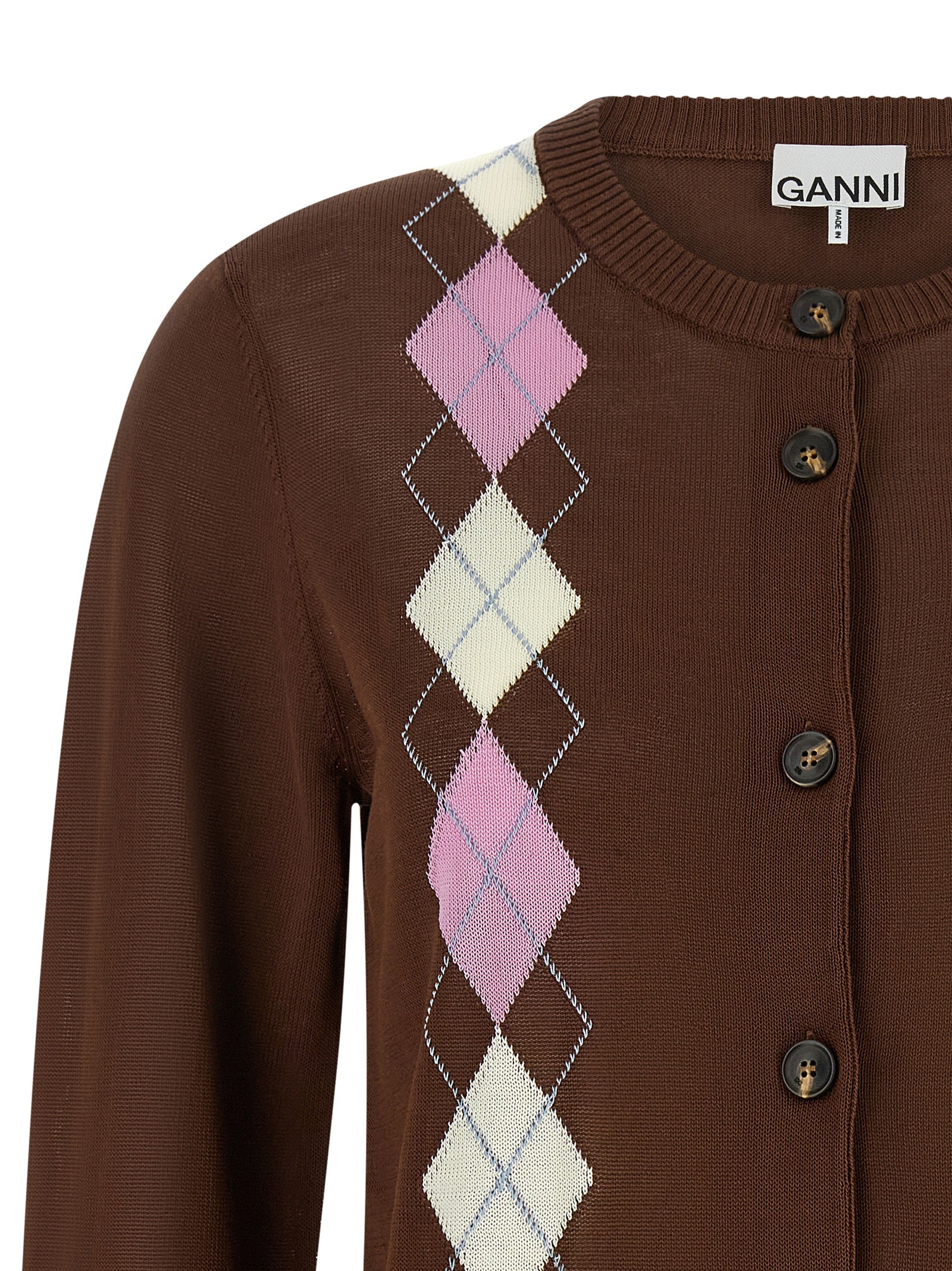 Ganni Argyle Cardigan