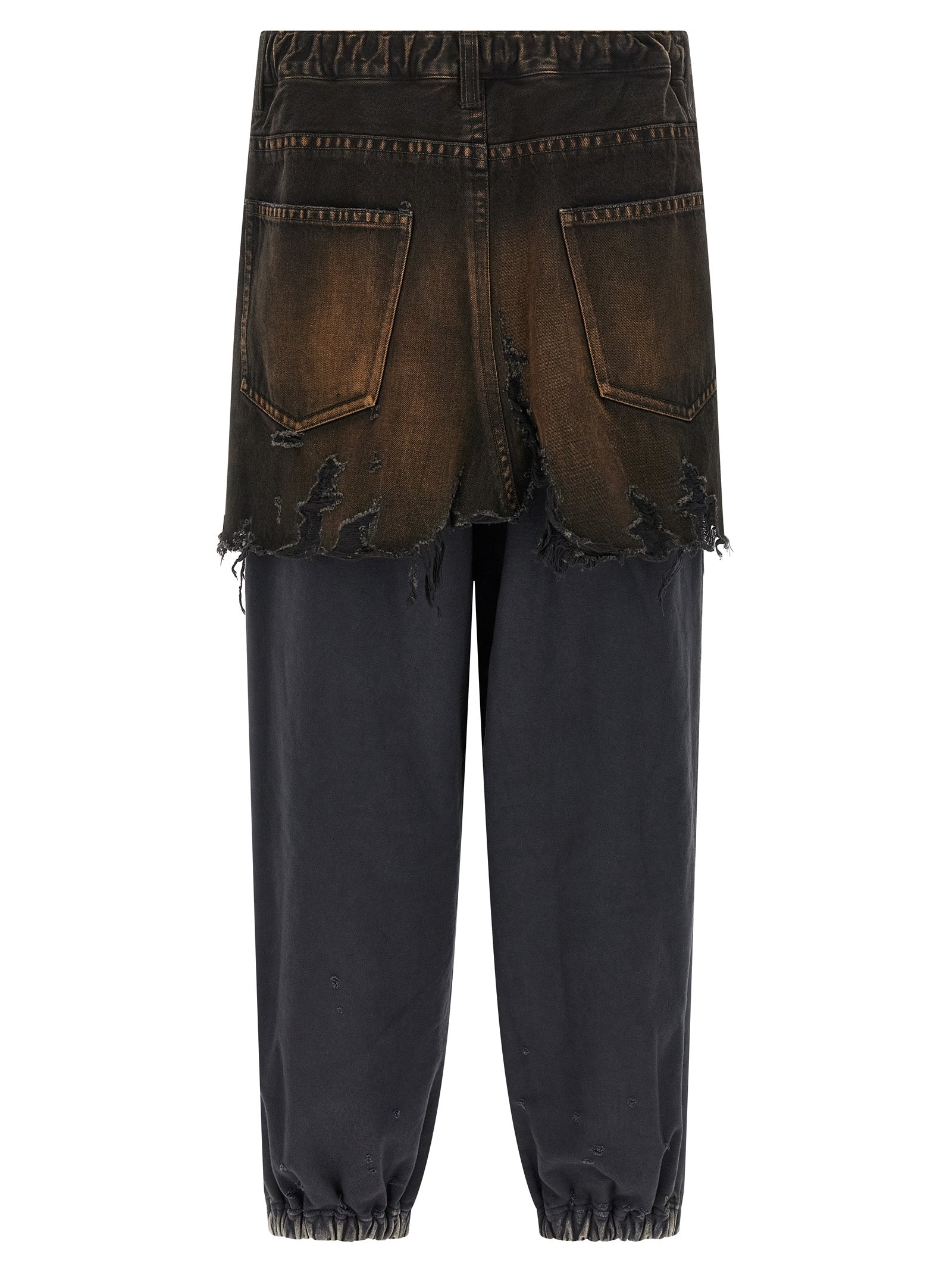 Maison Mihara Yasuhiro Waist Layered Denim Pants