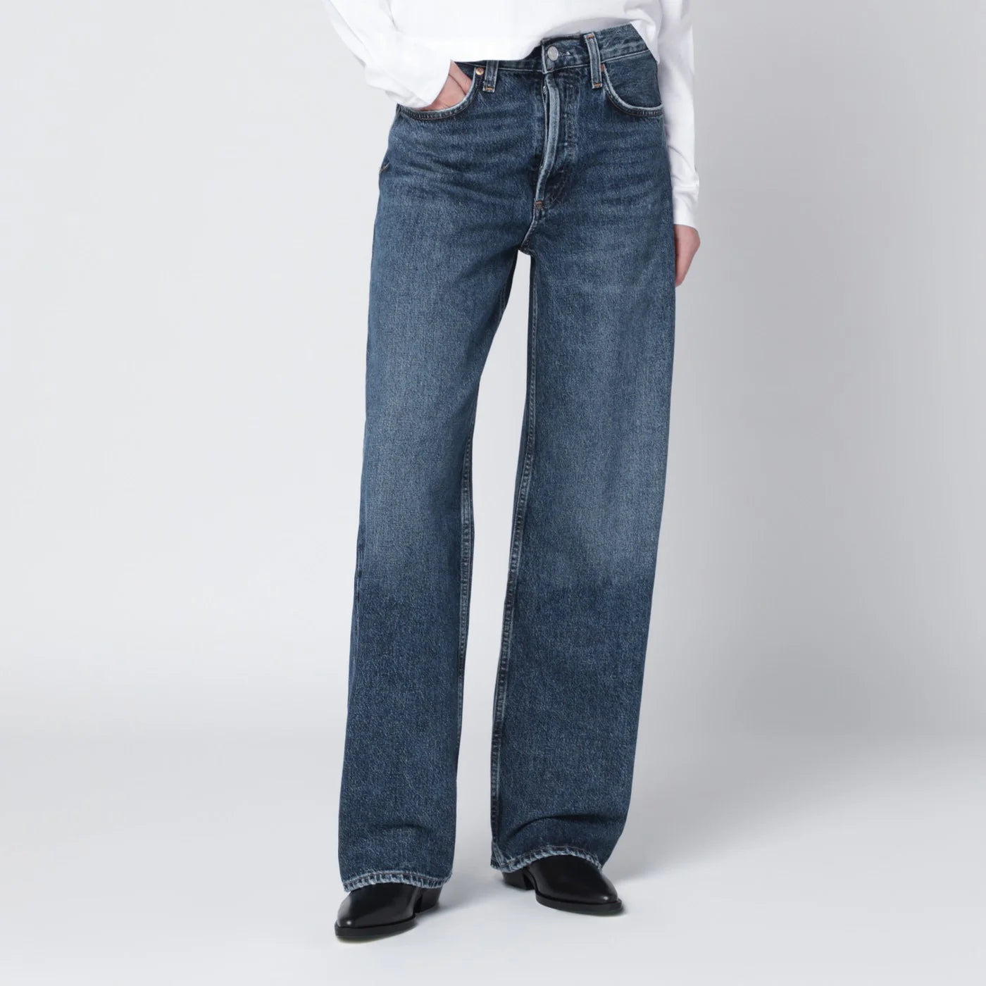 AGOLDE Blue regenerated denim jeans