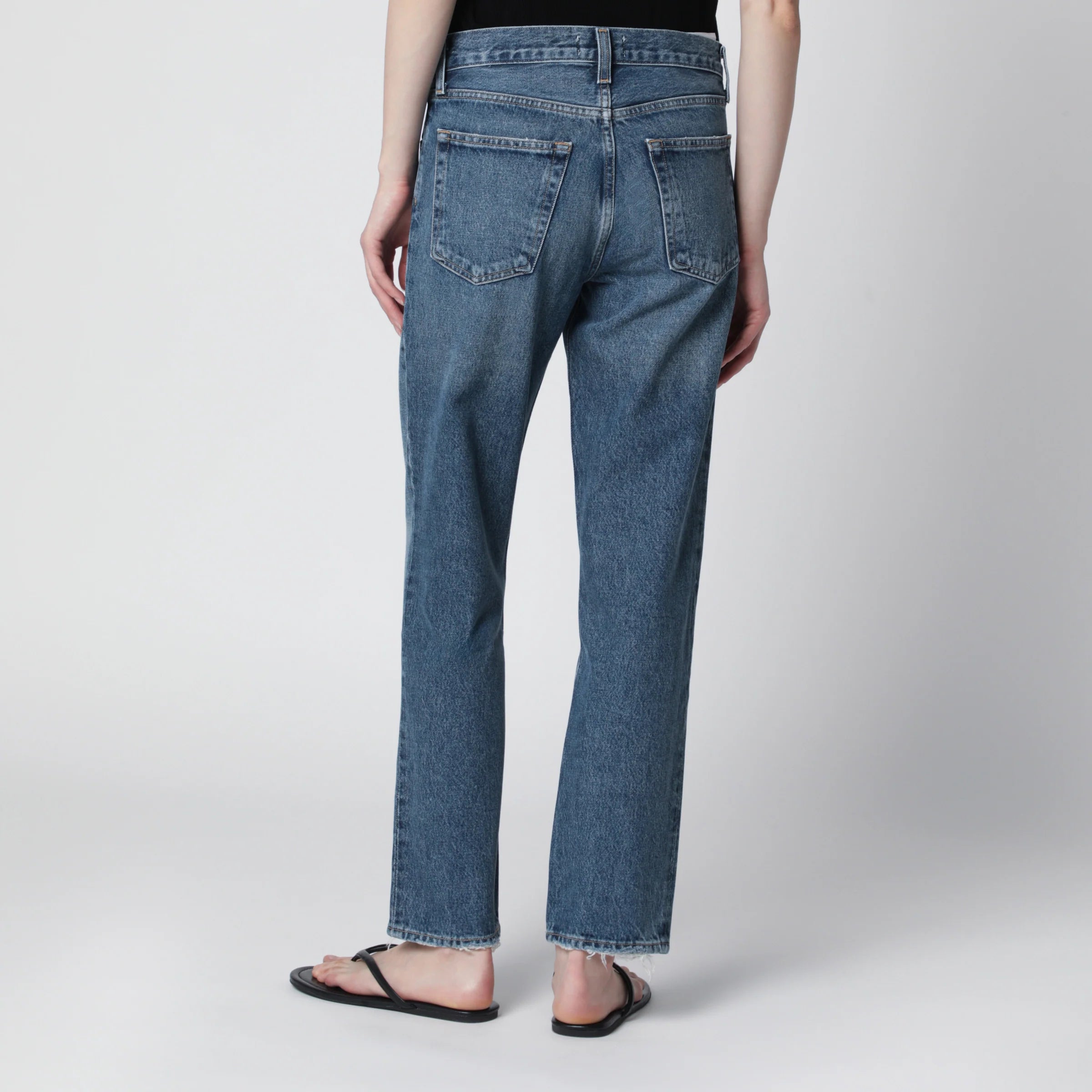 AGOLDE Romney jeans in medium indigo denim