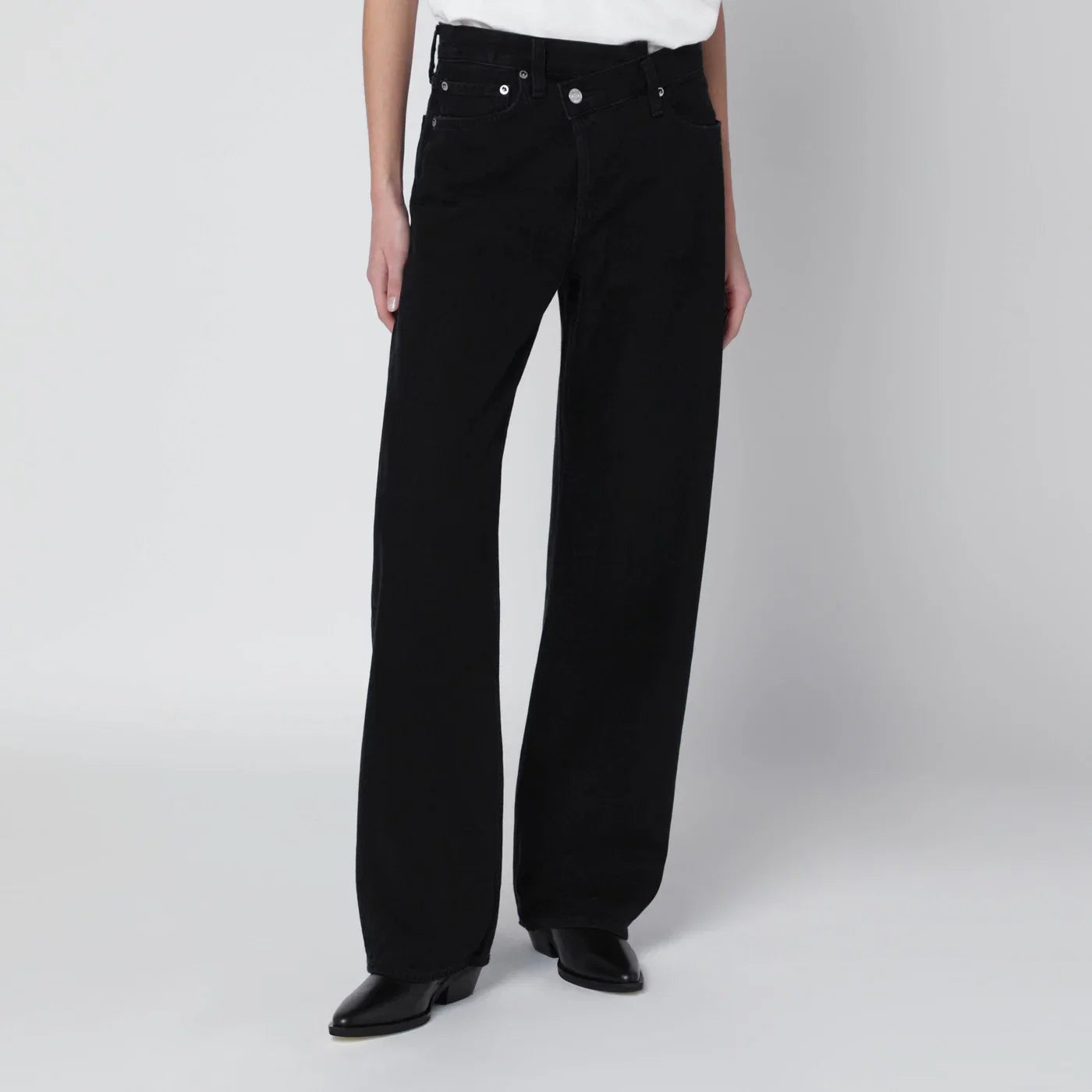 AGOLDE Arc Criss Cross jeans in Phase wash