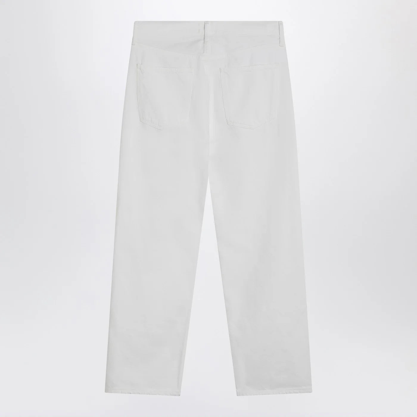AGOLDE White jeans in regenerated denim