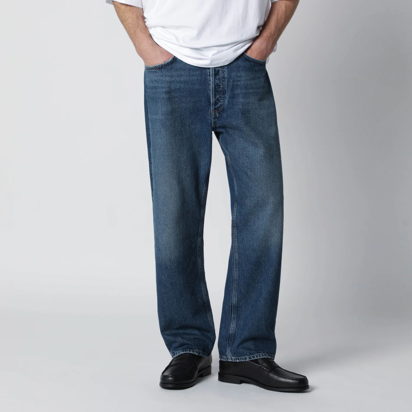AGOLDE Blue Publish jeans in regenerated denim