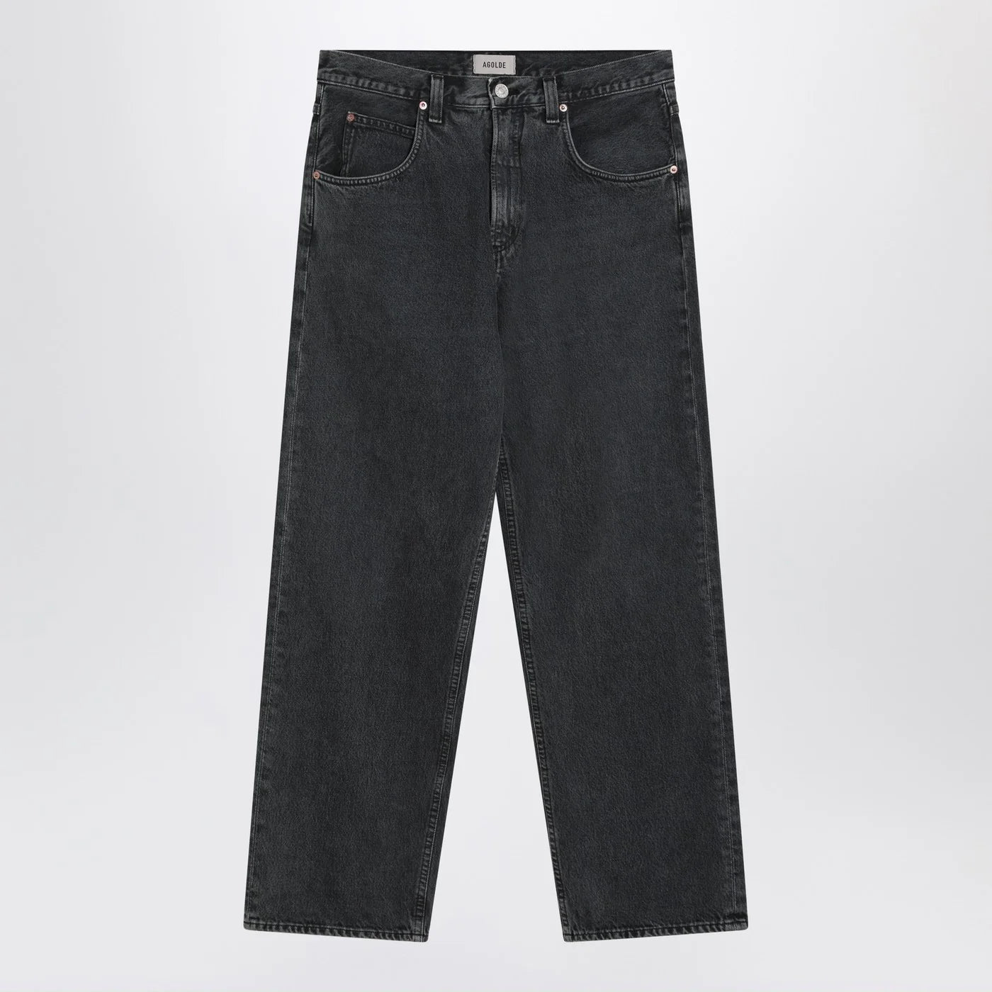 AGOLDE Gray jeans in regenerated denim