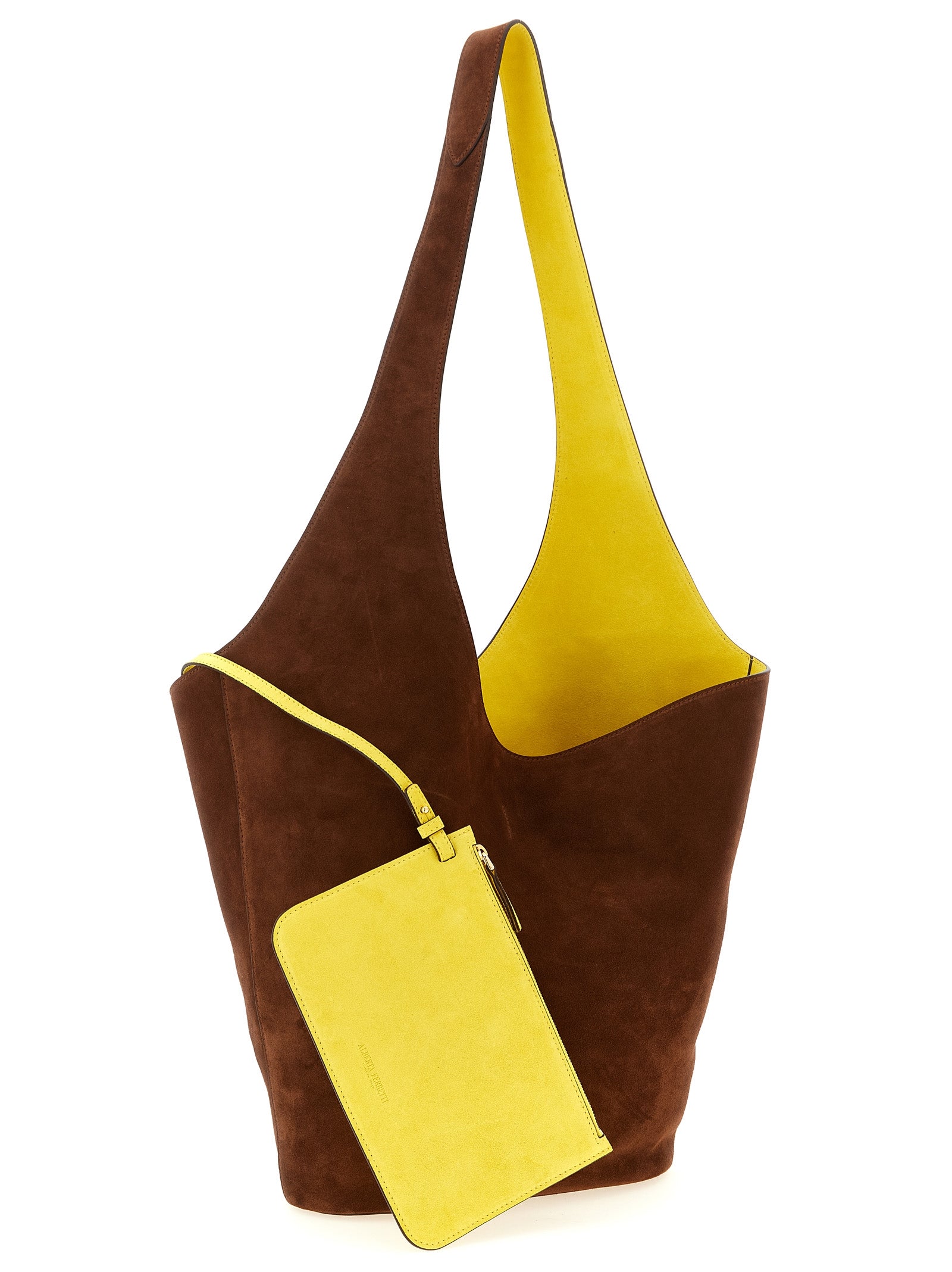 Alberta Ferretti Suede Shoulder Bag