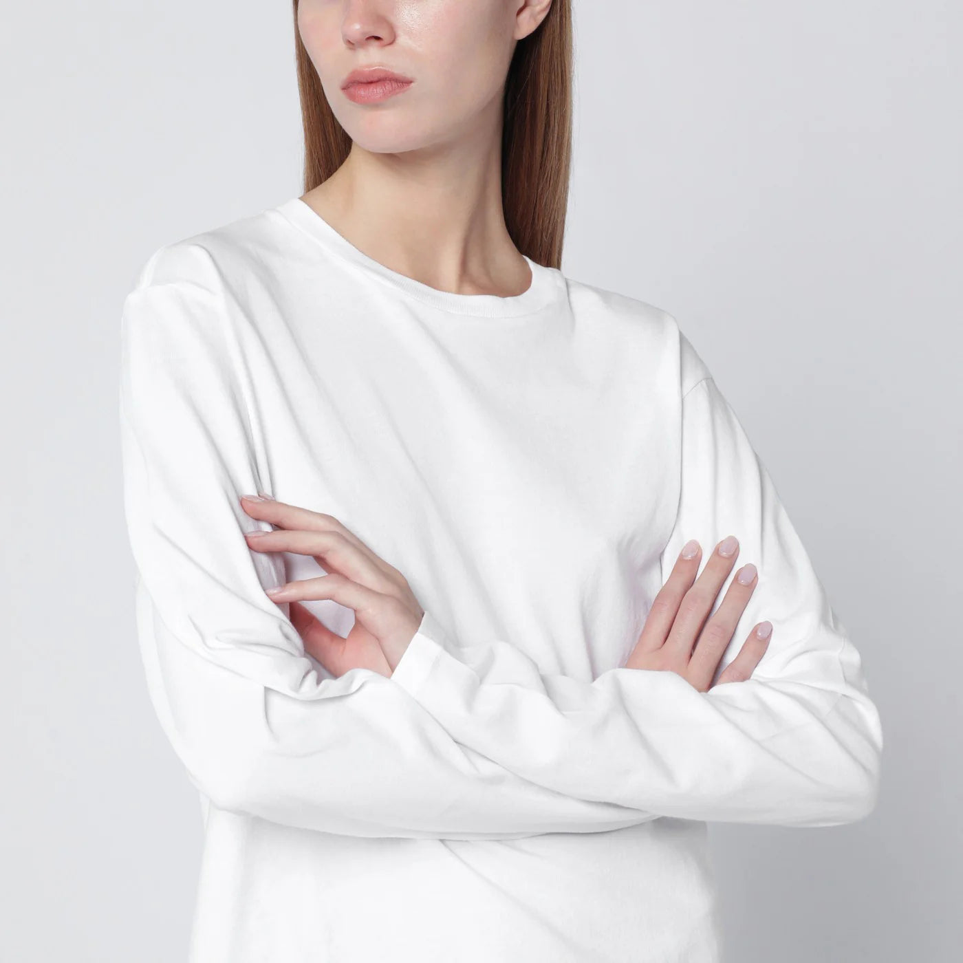 AGOLDE White organic cotton top