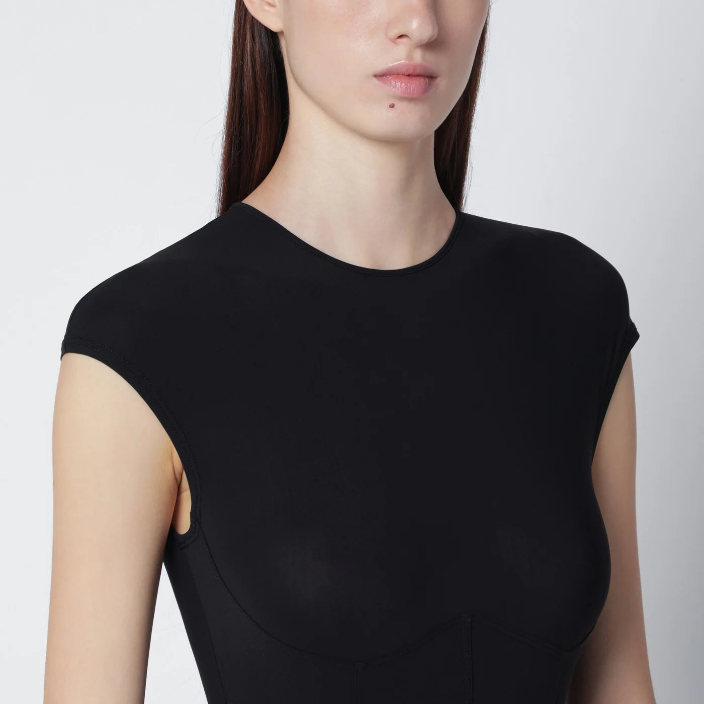 AGOLDE Nadia bodysuit in navy blue