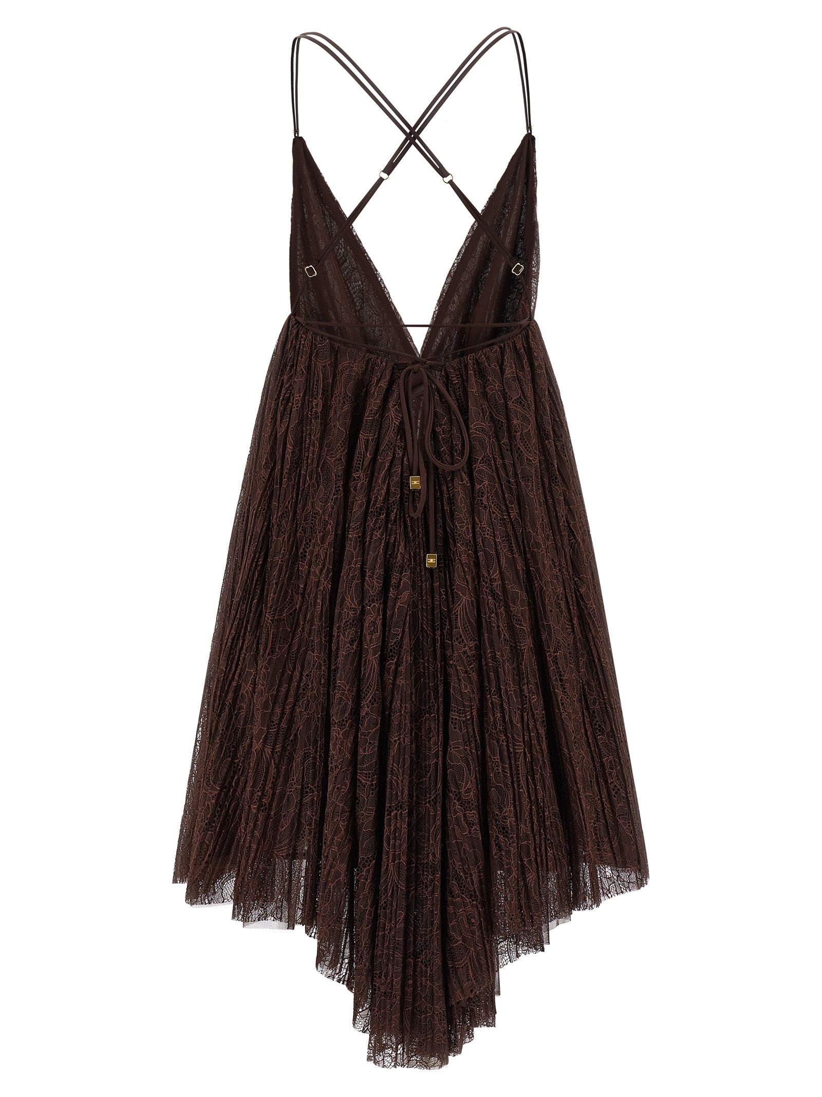 Elisabetta Franchi Lace Mini Dress