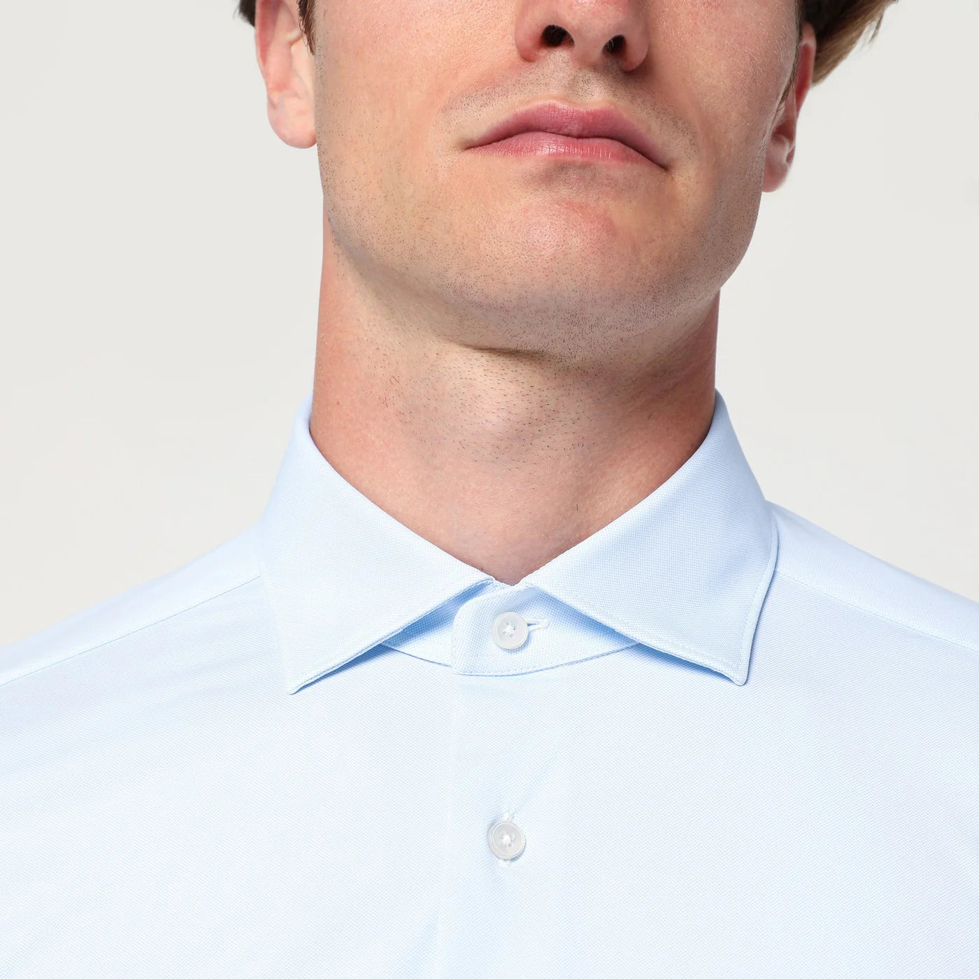XACUS Light blue Active twill shirt
