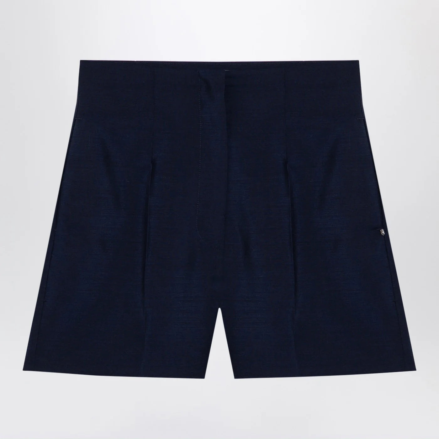 Sportmax Blue wool-blend shorts