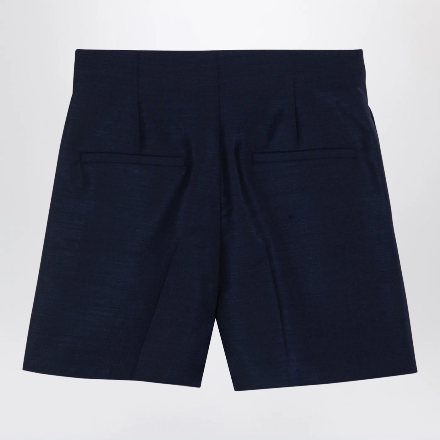 Sportmax Blue wool-blend shorts
