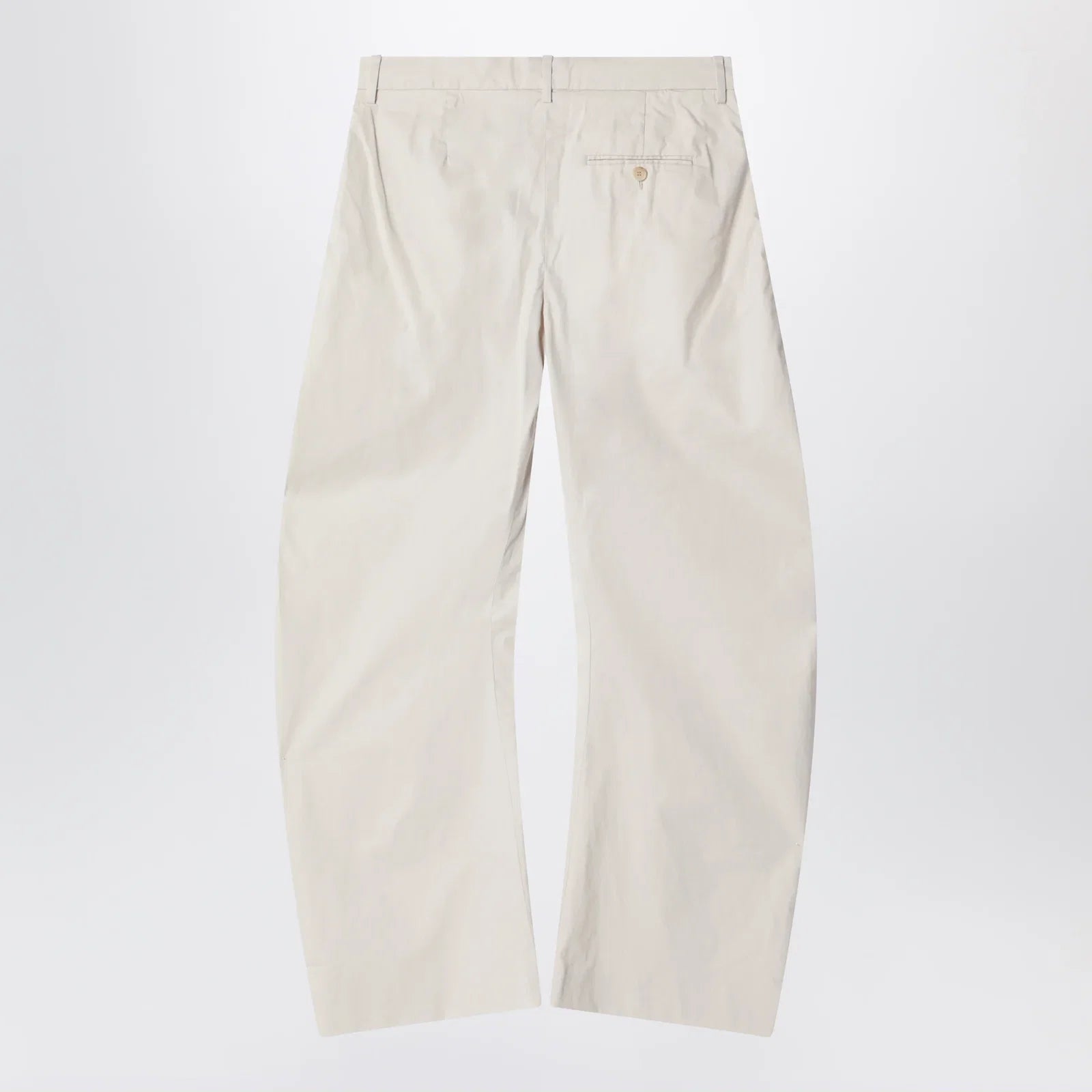Acne Studios Casual twill trousers light beige