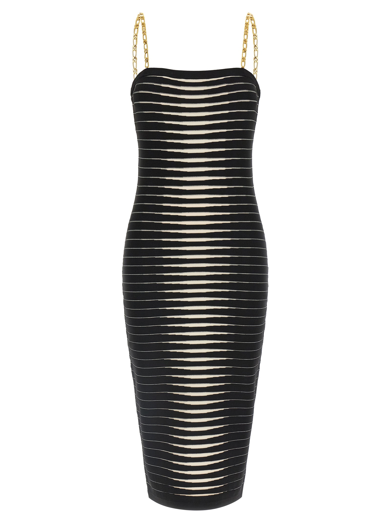 Elisabetta Franchi Striped Dégradé Dress