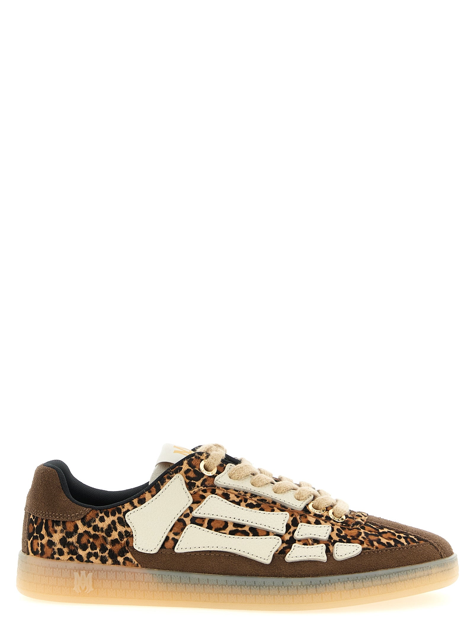 Amiri Leopard Pacific Bones Sneakers