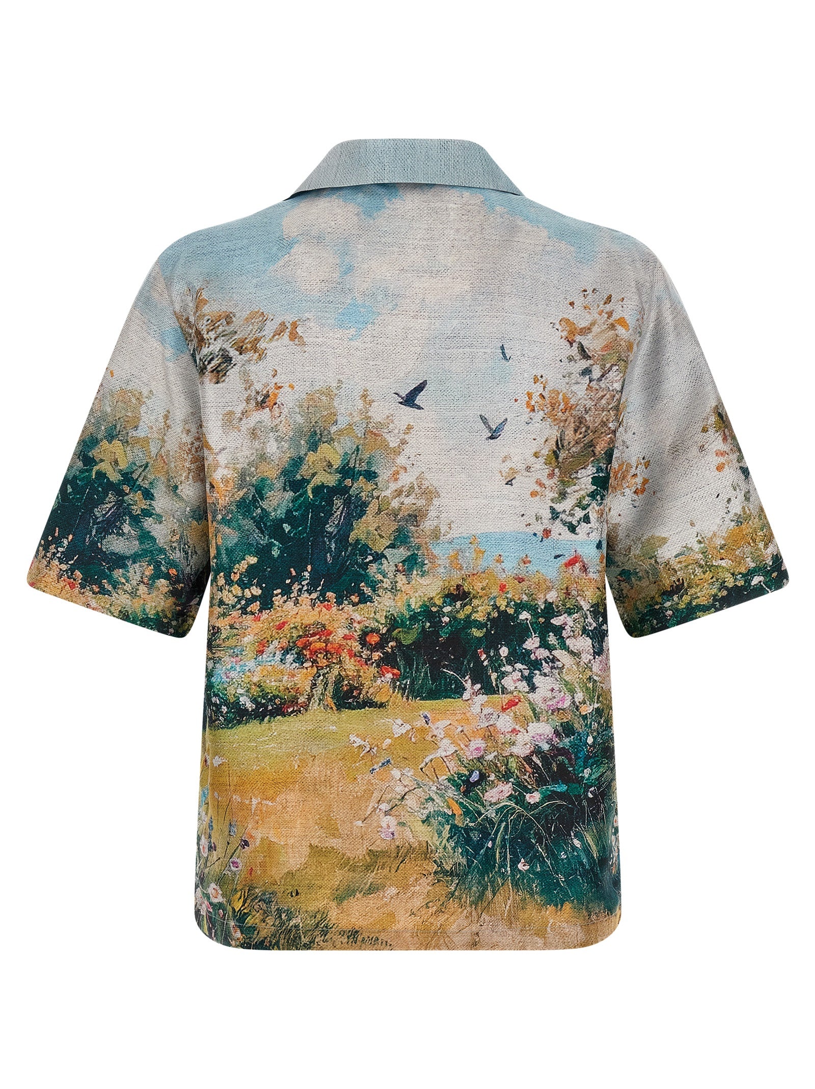 Amiri Chateau Fountain Camp Shirt