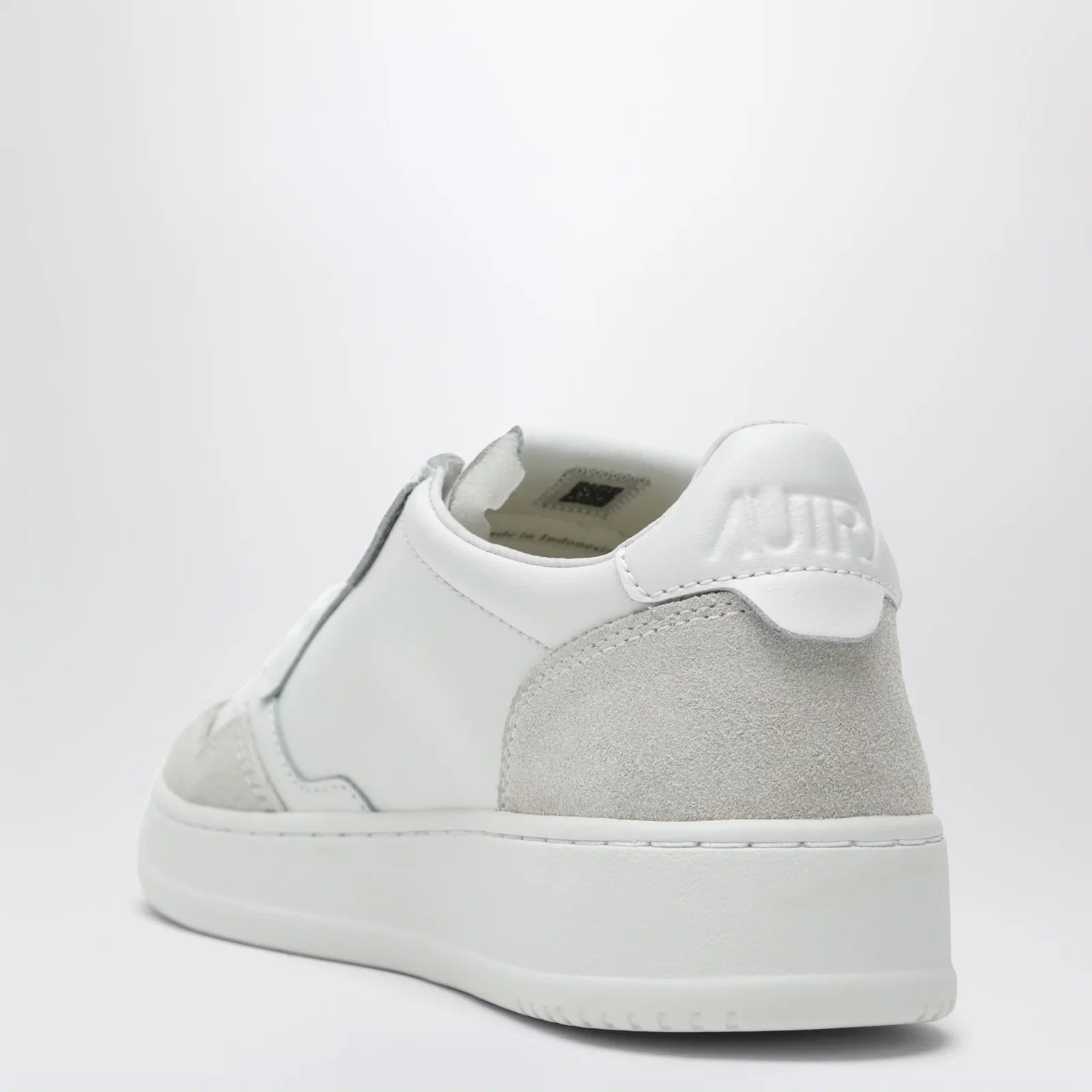 AUTRY Medalist Low sneakers in white leather and suede