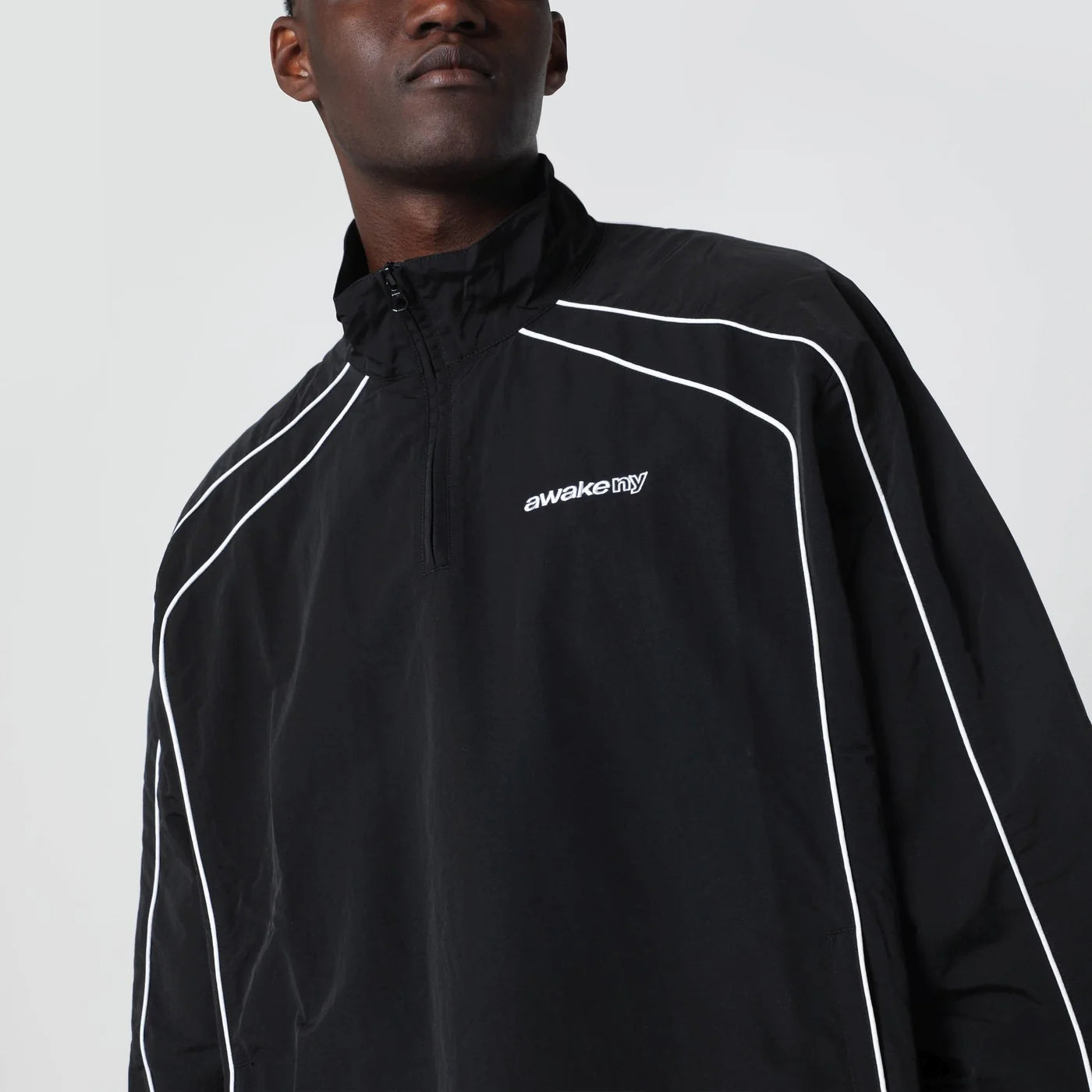 Awake NY Black jacket with zip collar