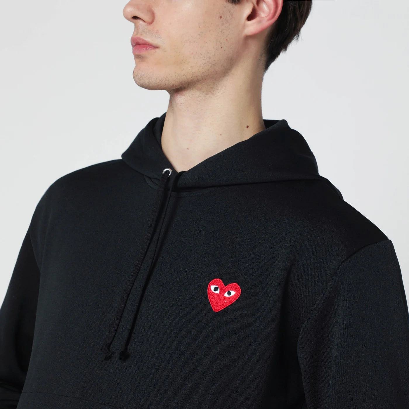 Comme des Garçons Shirt Black hooded sweatshirt