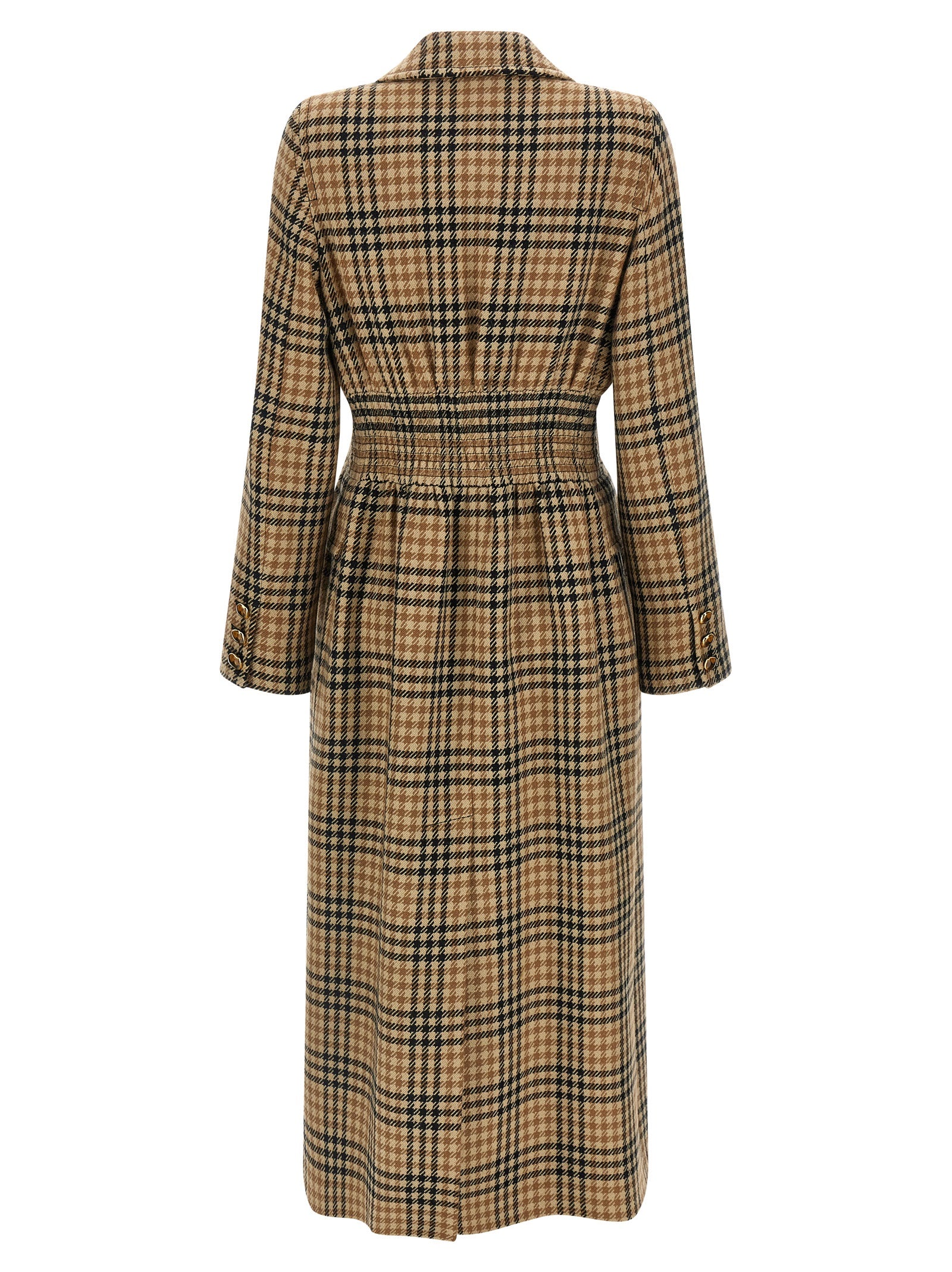 Valentino Garavani Houndstooth Wool Coat
