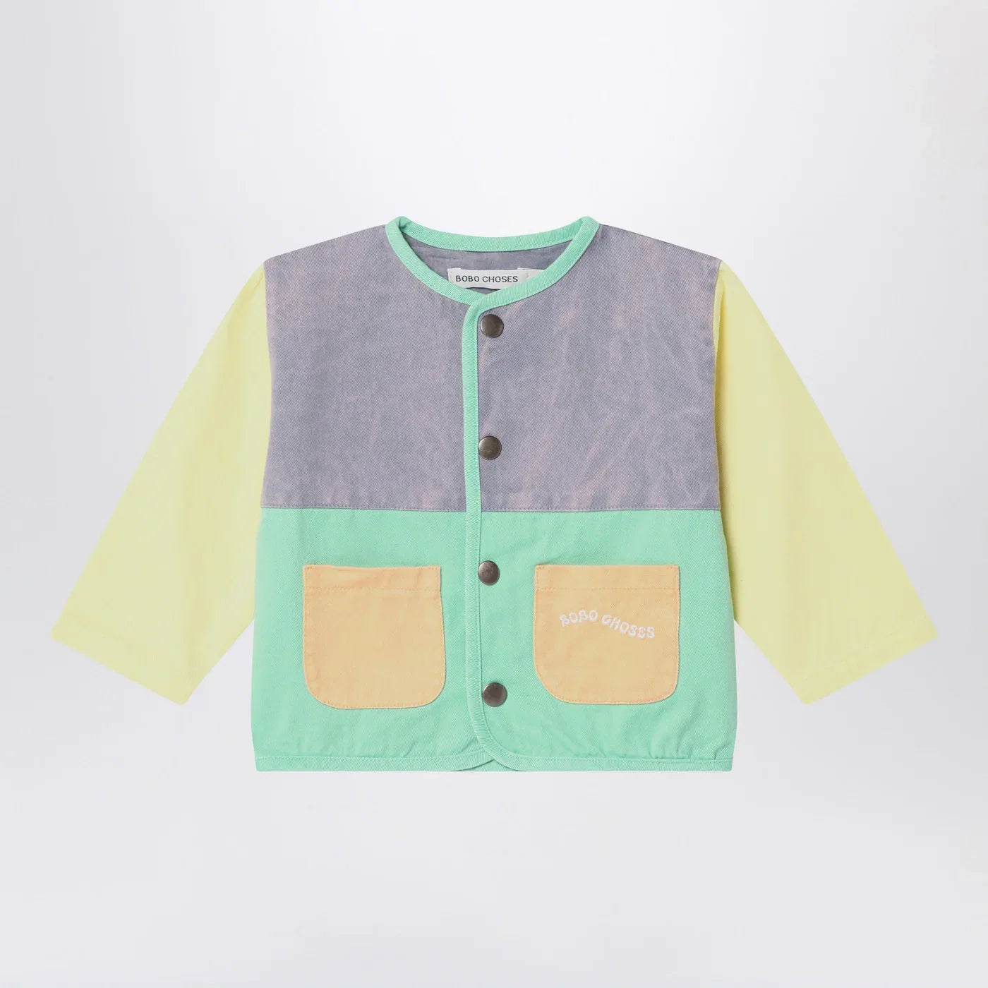 Bobo Choses Colour-block Jacket in Cotton