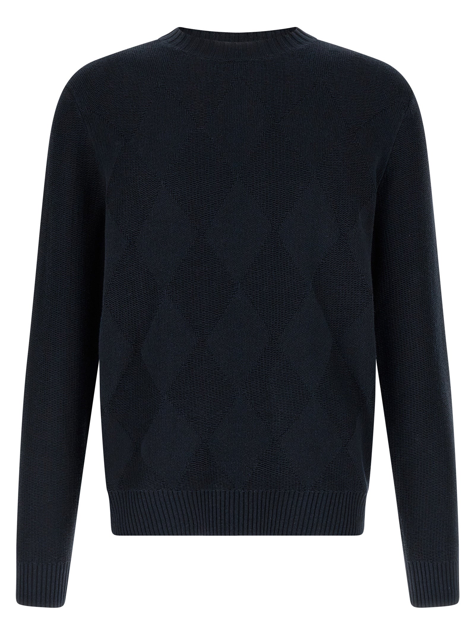 Ballantyne Diamond Intarsia Sweater
