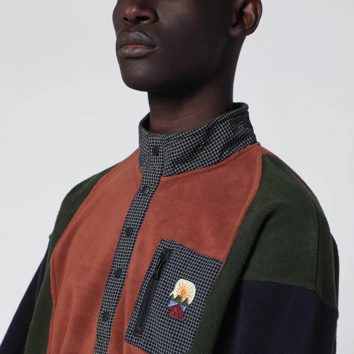 Brain Dead Color-block fleece