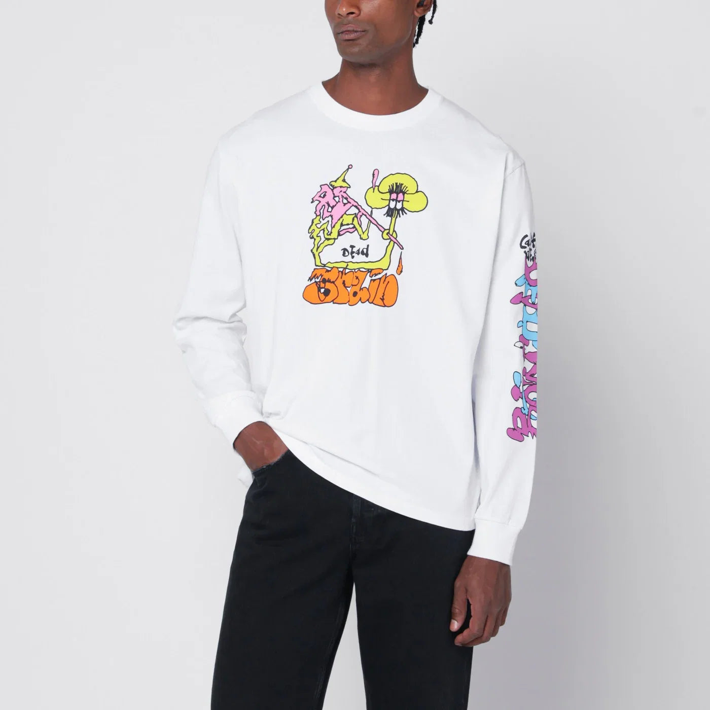 Brain Dead White cotton Packing Up shirt