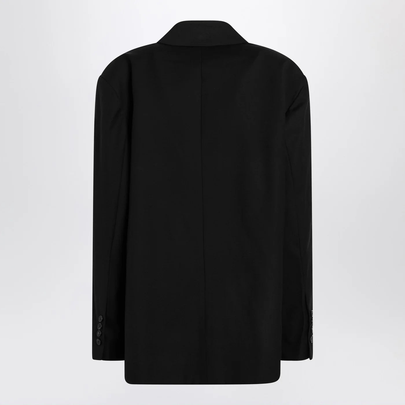 The Frankie Shop Black oversized single-breasted Gelso jacket