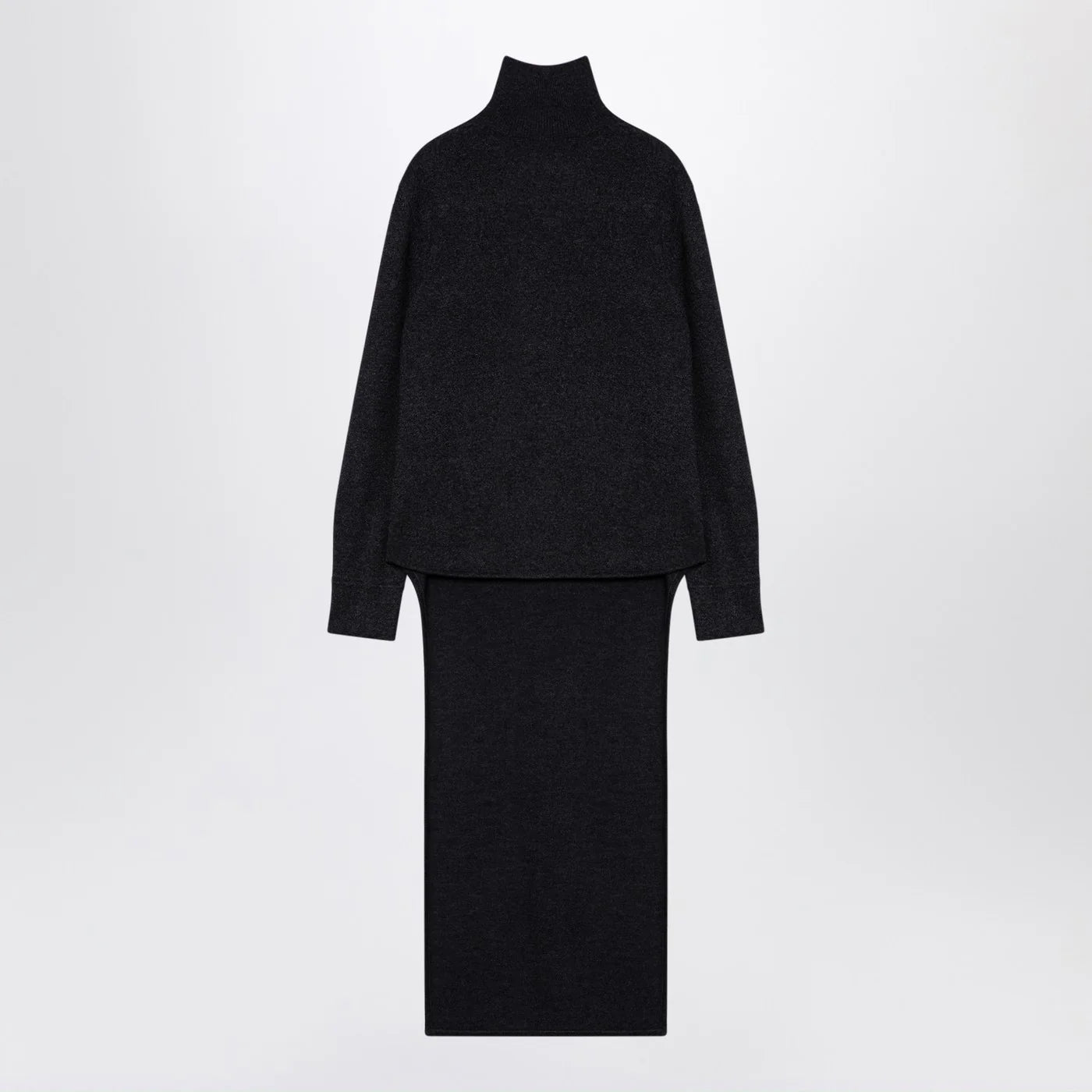 Givenchy Dark grey turtleneck with drawstring