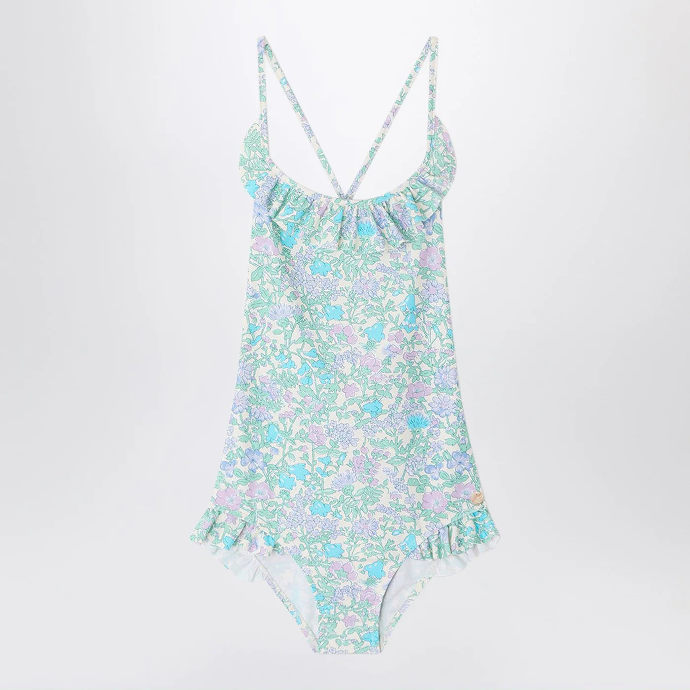 Bonpoint Lacy Liberty fabric one-piece swimsuit
