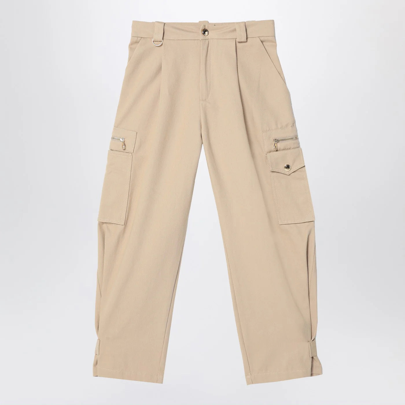 Chloé Beige cotton cargo pants