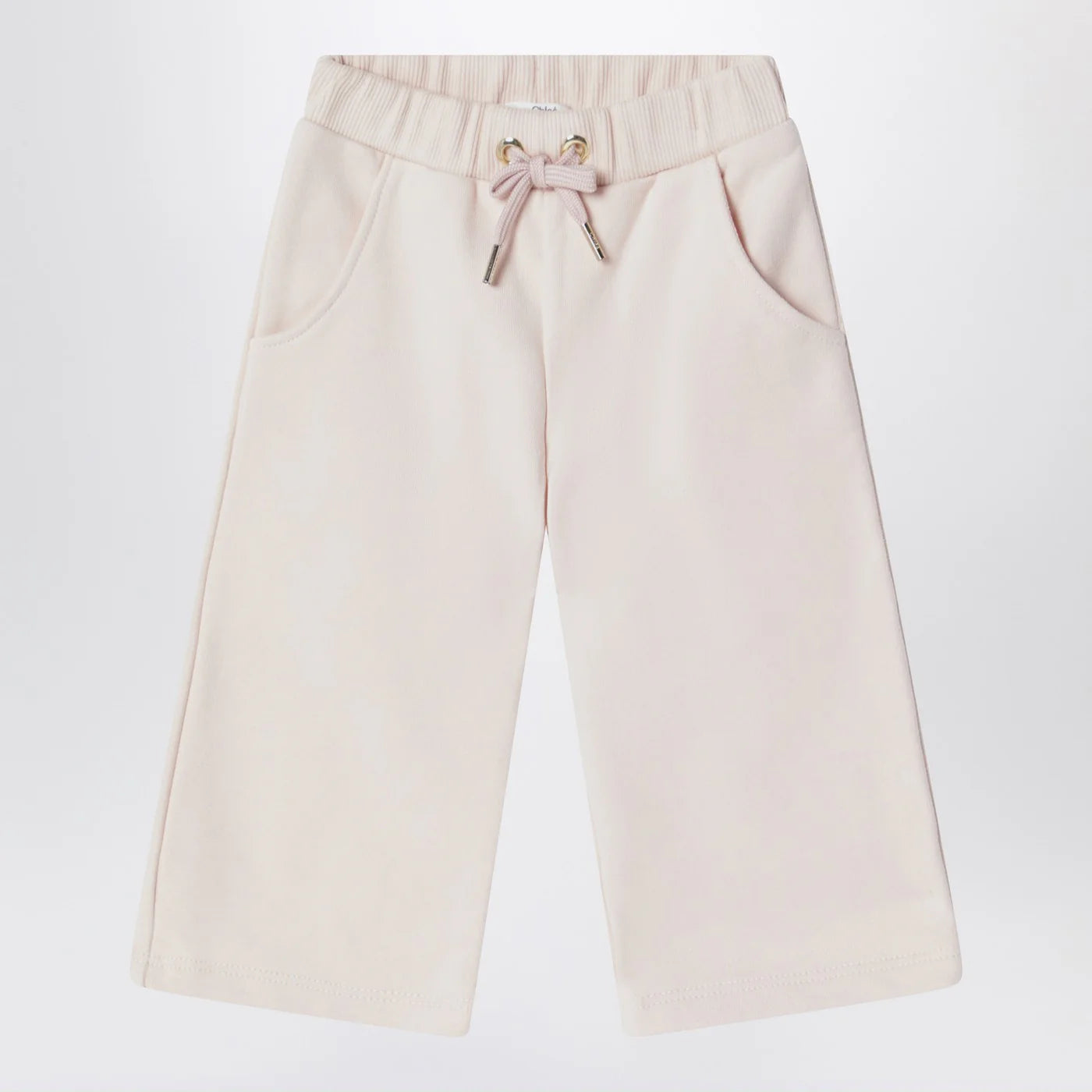 Chloé Petal pink cotton trousers