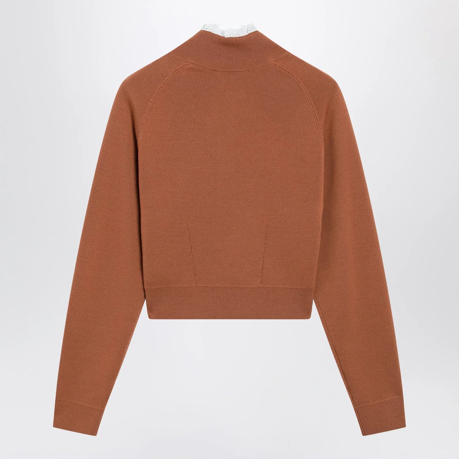 Chloé Cognac-colored wool sweater
