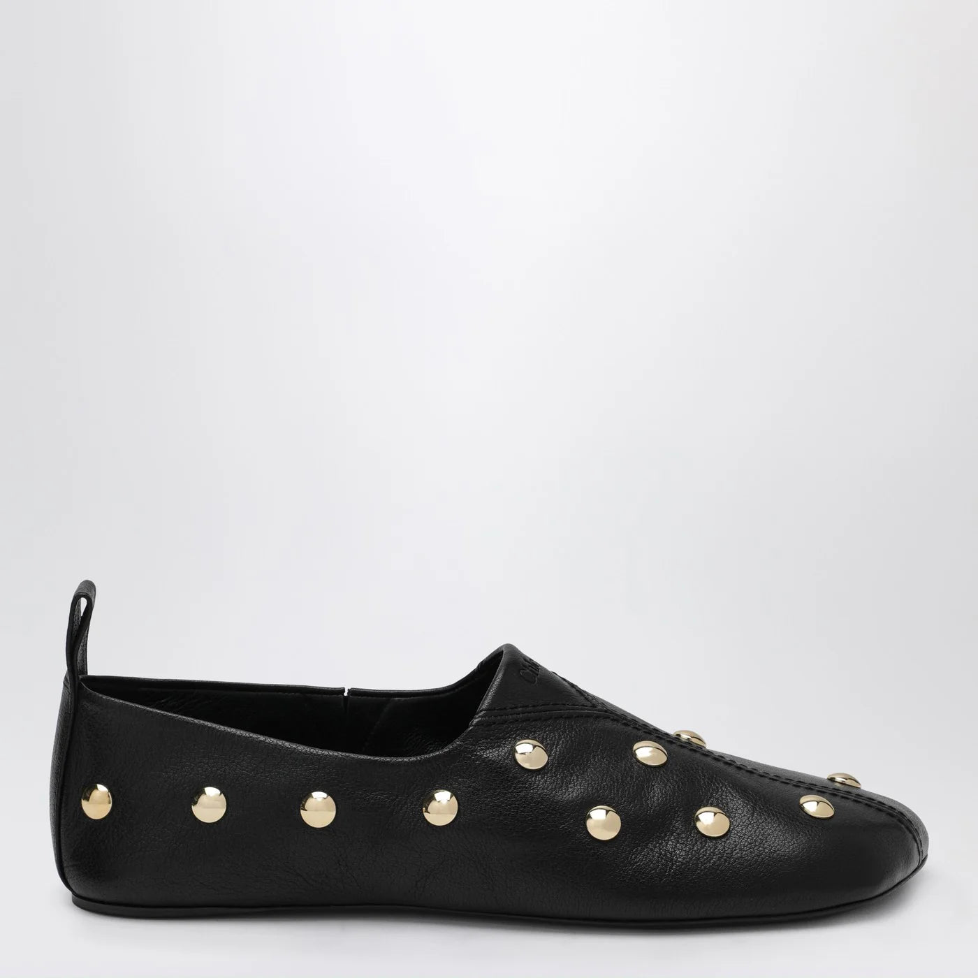 Chloé Black Rita ballerinas in studded leather