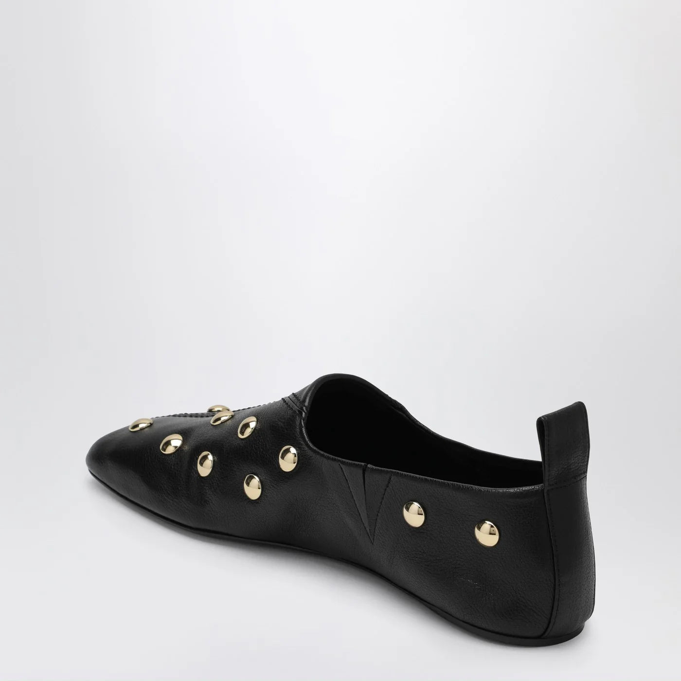Chloé Black Rita ballerinas in studded leather