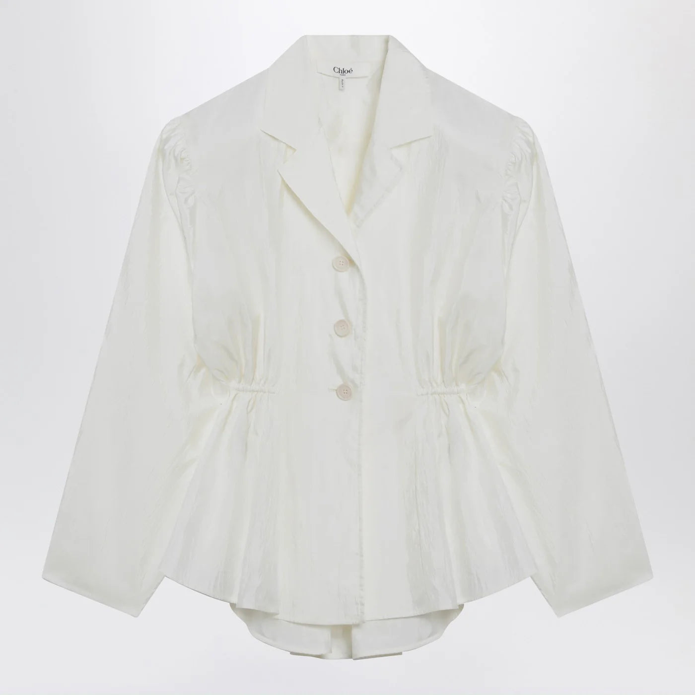 Chloé Ivory silk-blend blouse