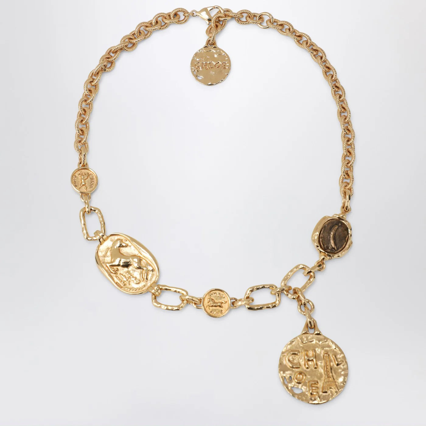 Chloé Gold Medals Choker
