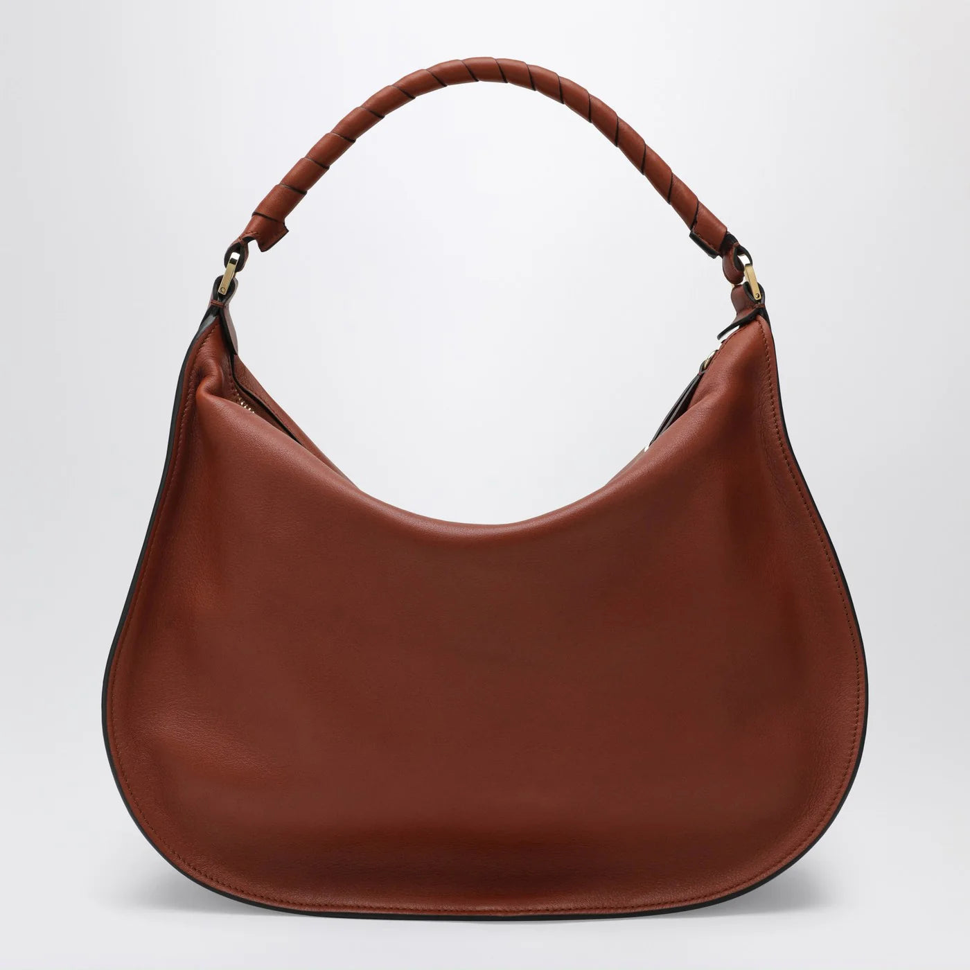 Chloé Brown leather Marcie shoulder bag