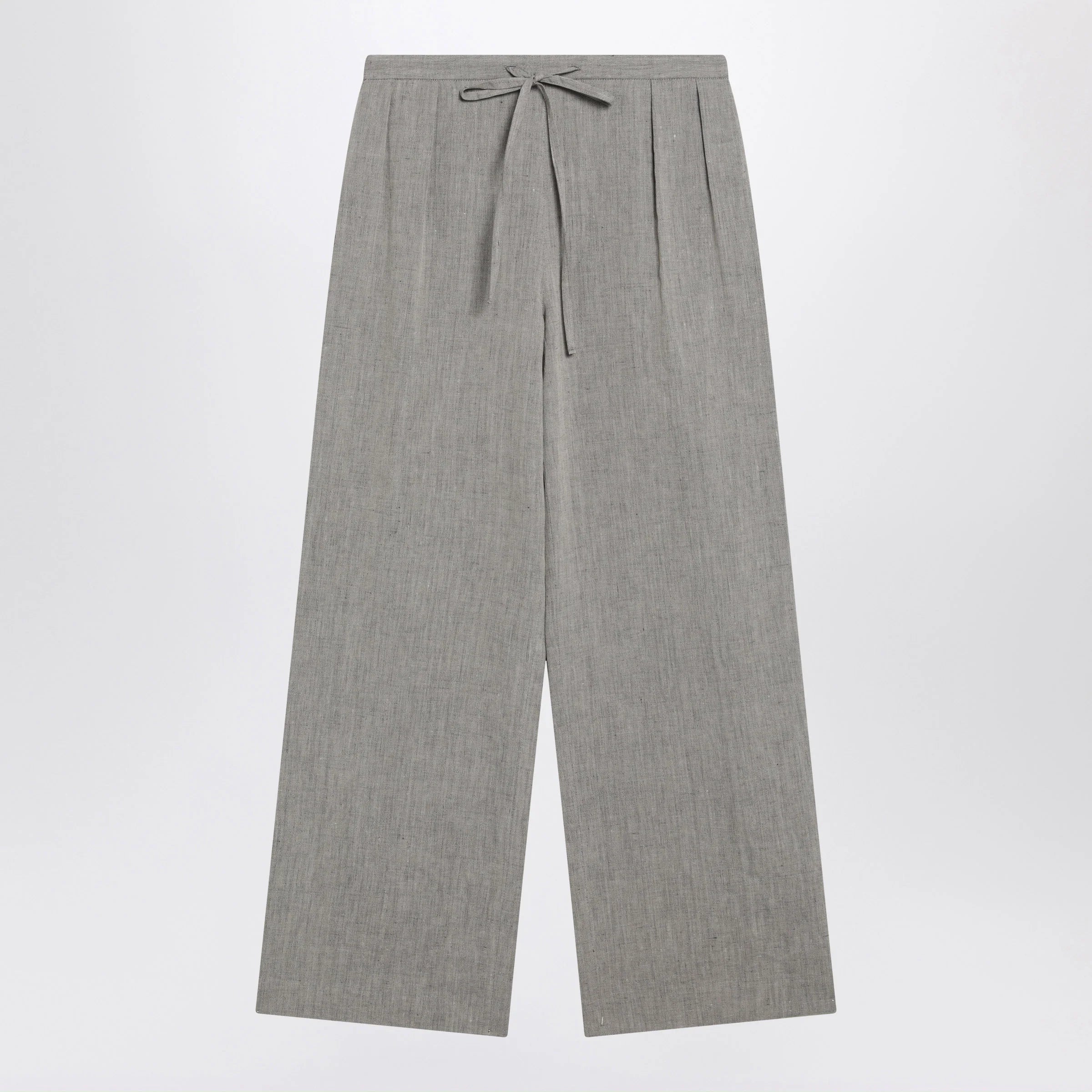 LouLou De Saison Grey Clark Pleated Trousers