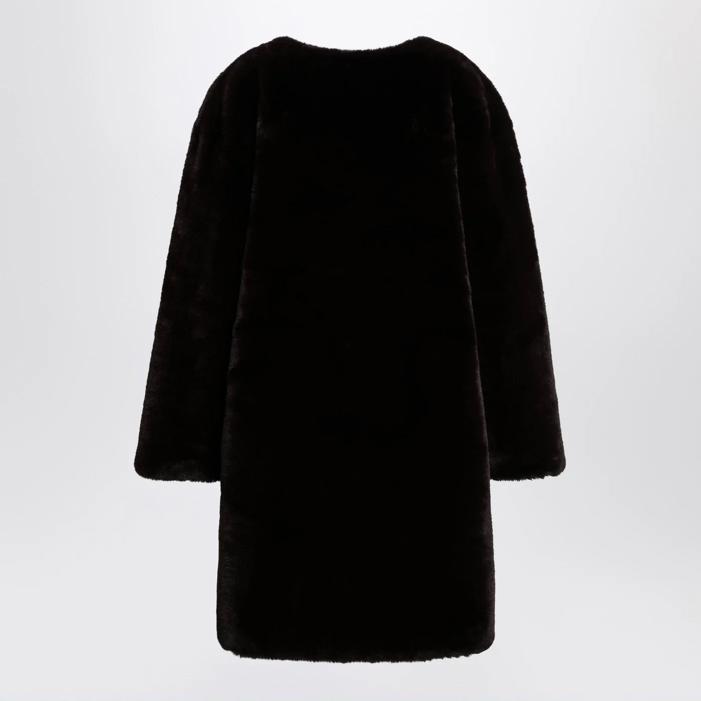 The Frankie Shop Brown faux-fur coat