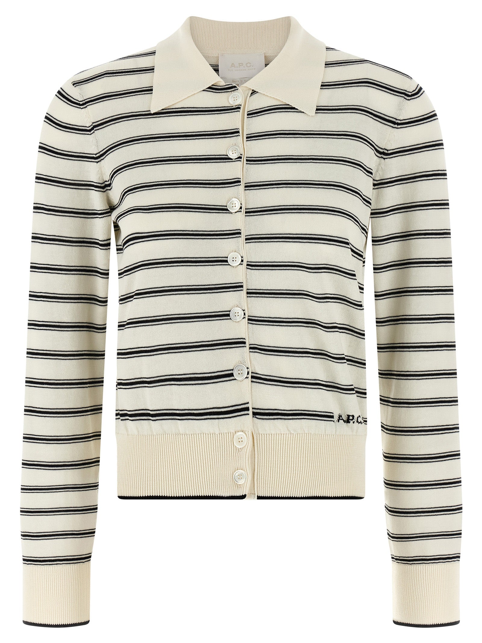 A.p.c. Striped Cardigan
