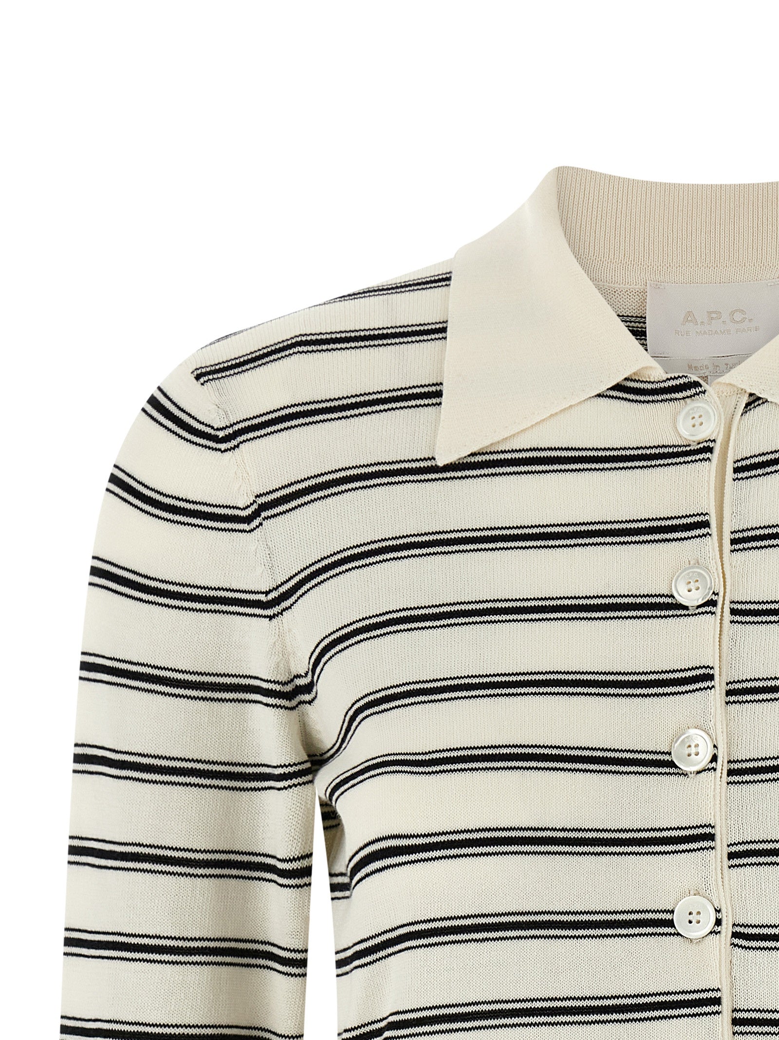 A.p.c. Striped Cardigan
